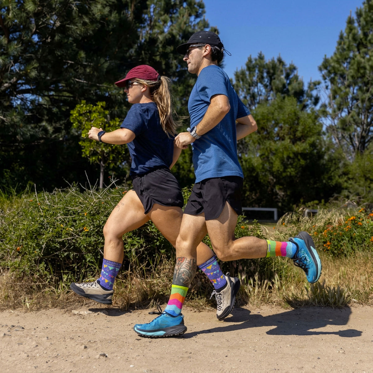Unisex Injinji SPECTRUM TRAIL Midweight Crew Socks