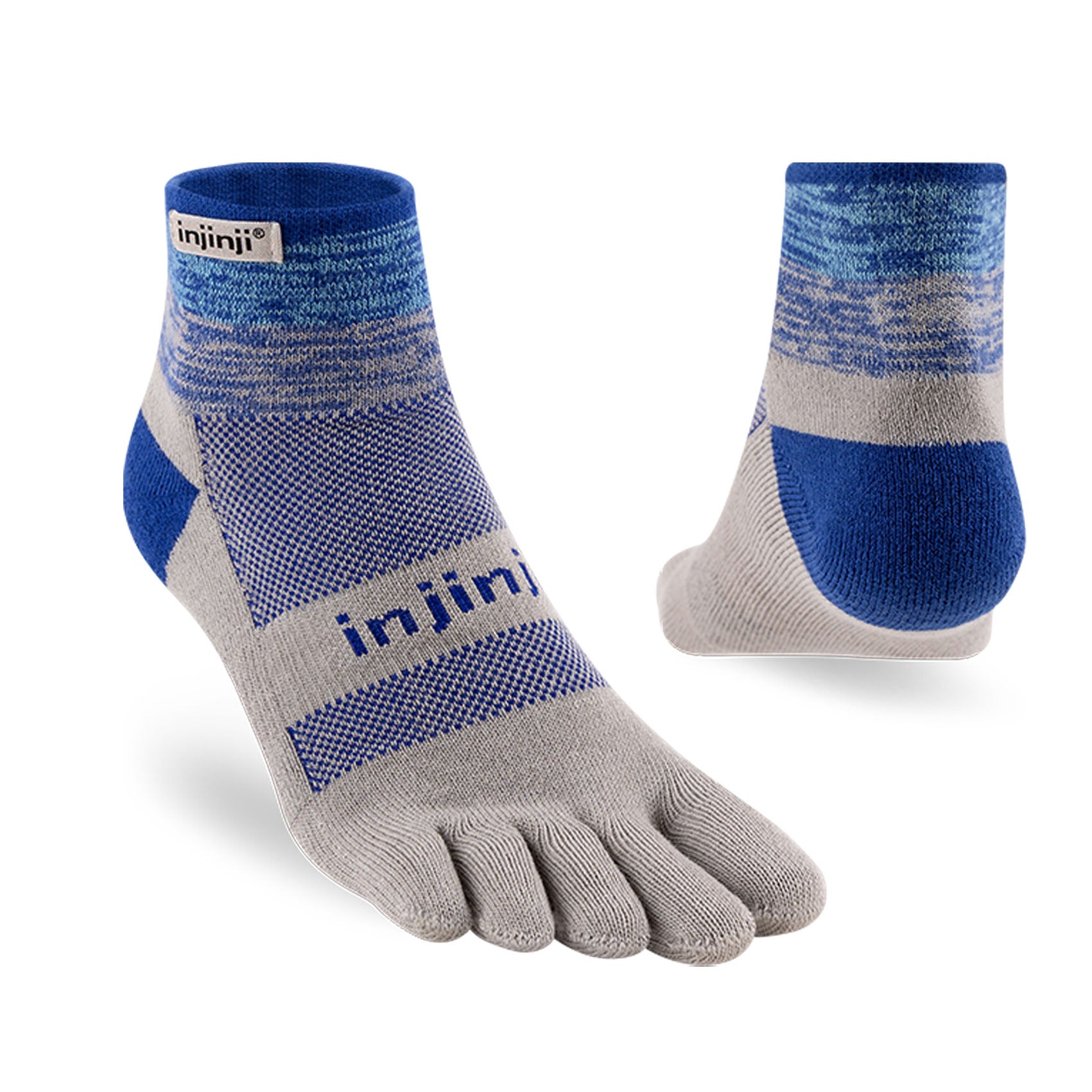 Unisex Injinji Trail Midweight Mini-Crew Socks