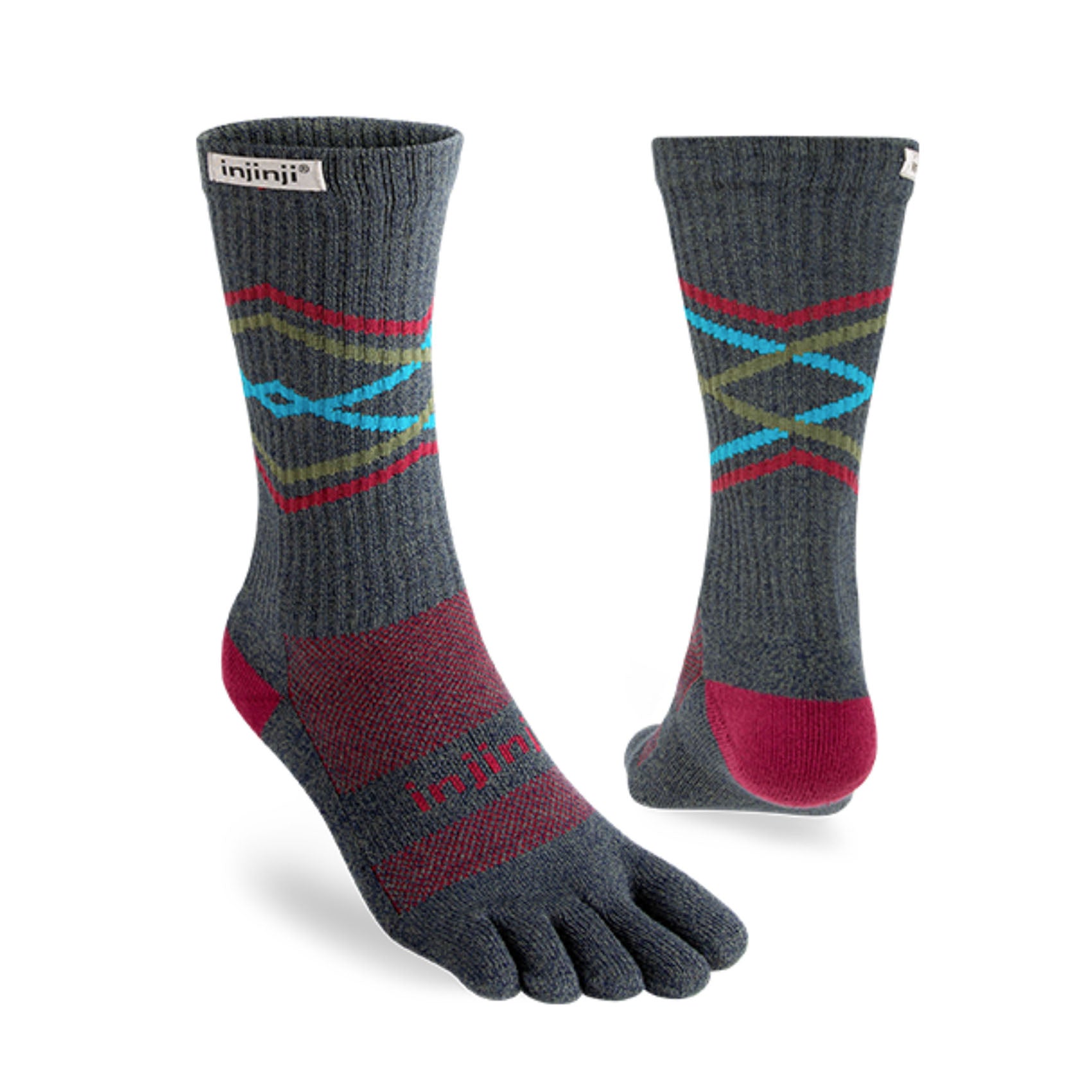 Unisex Injinji Trail Midweight Crew Socks