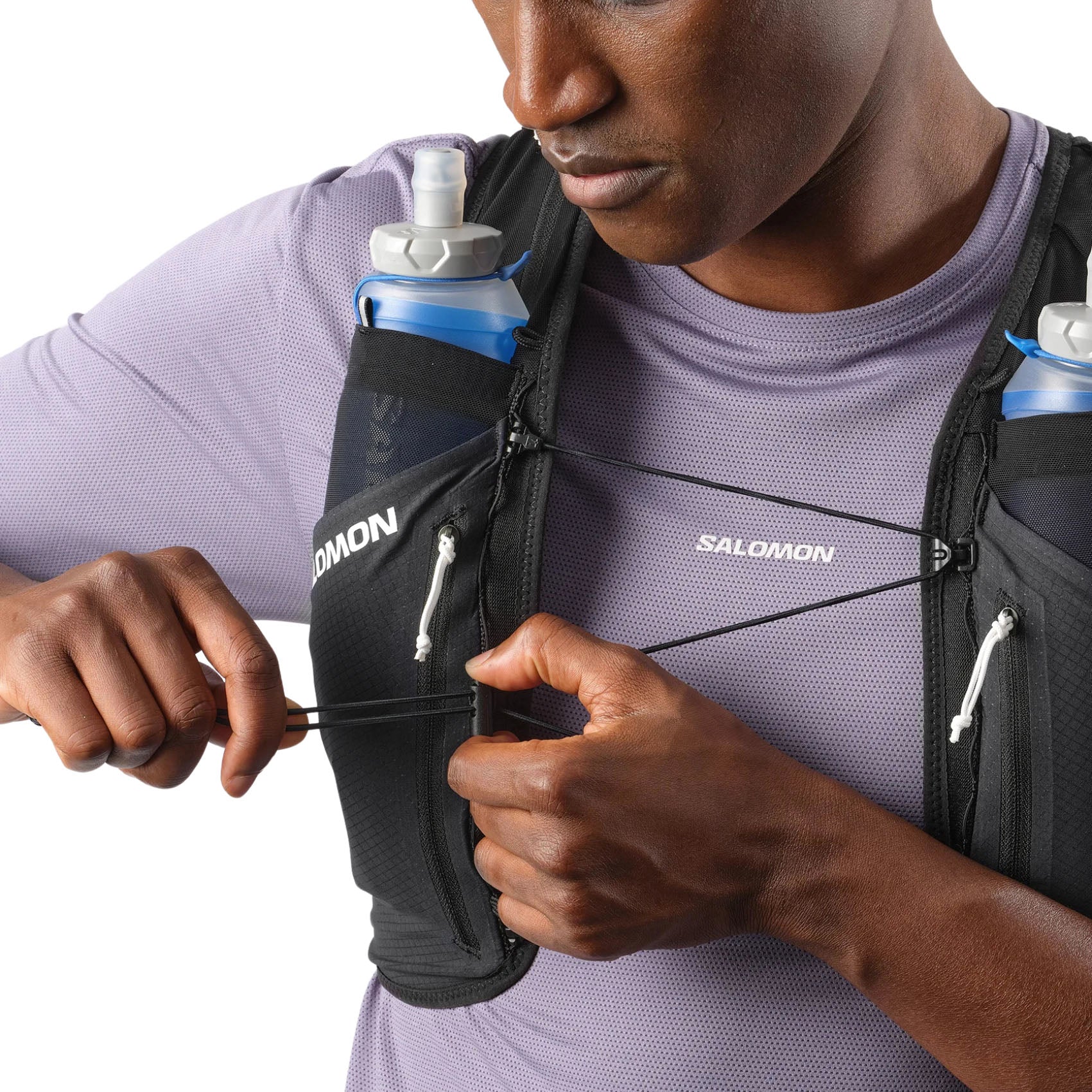 Unisex Salomon Sense Pro 6 Set | Trail Racing Hydration Vest | Black
