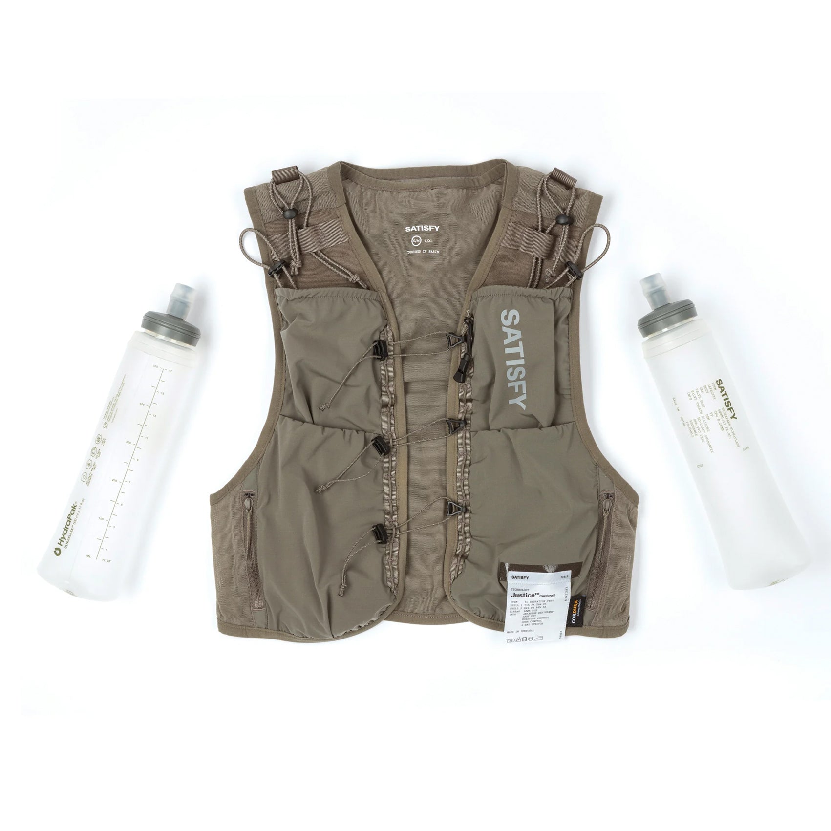 SATISFY Justice™︎ Hydration Vest 5L S/M Satisfy | Justice™ Cordura® Hydration Vest 5L Falcon – Faux