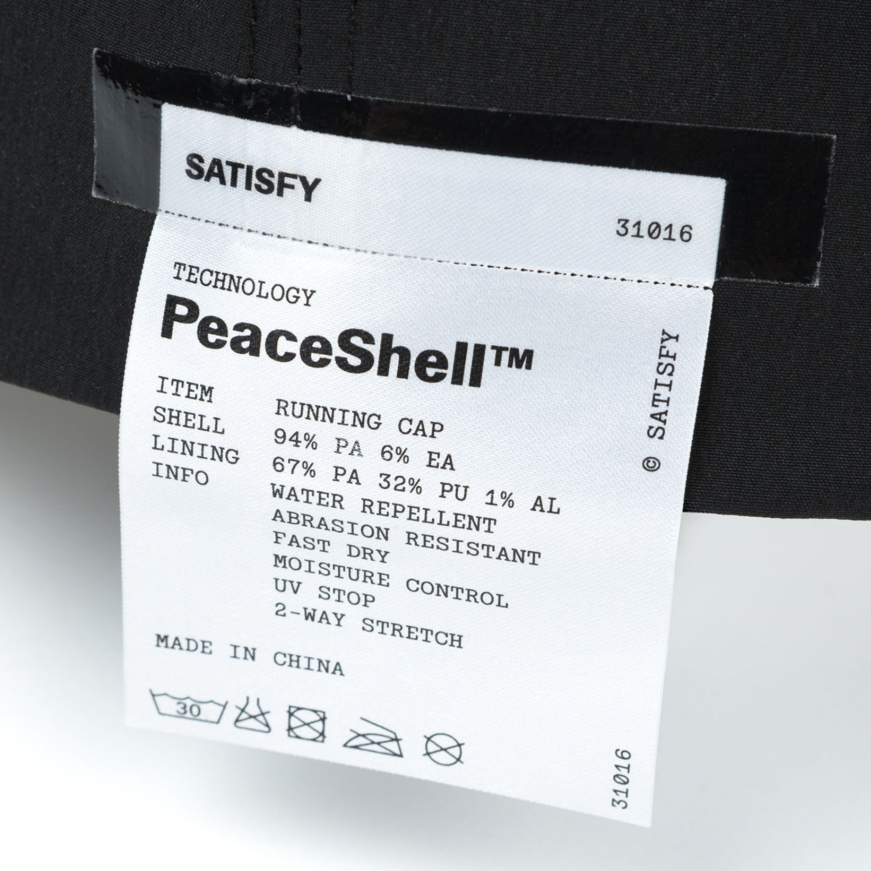 Unisex Satisfy PeaceShell Running Cap