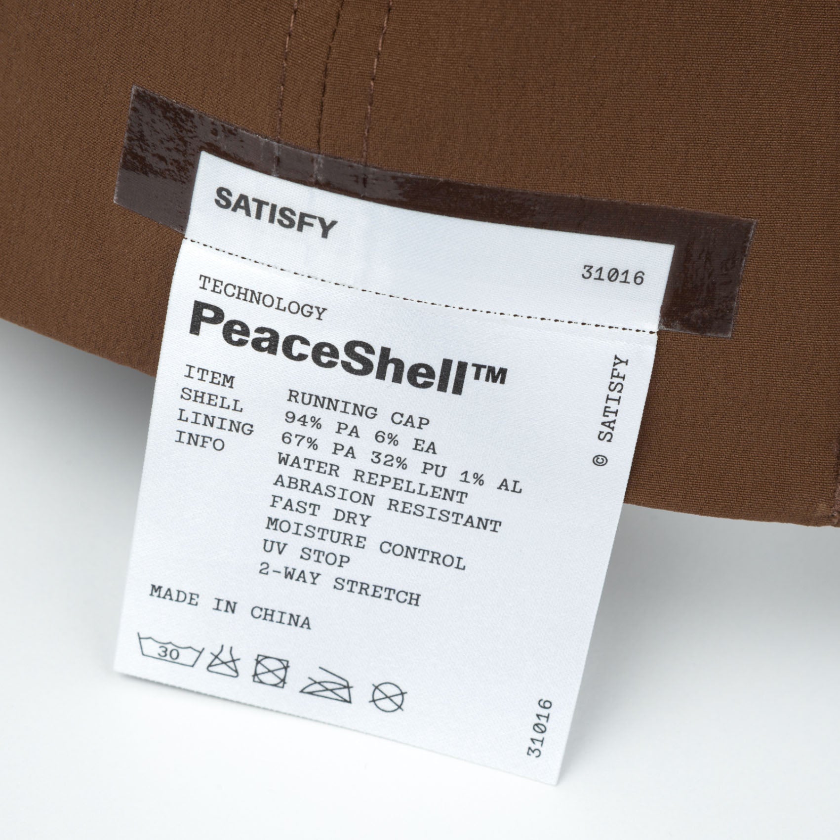 Unisex Satisfy PeaceShell Running Cap