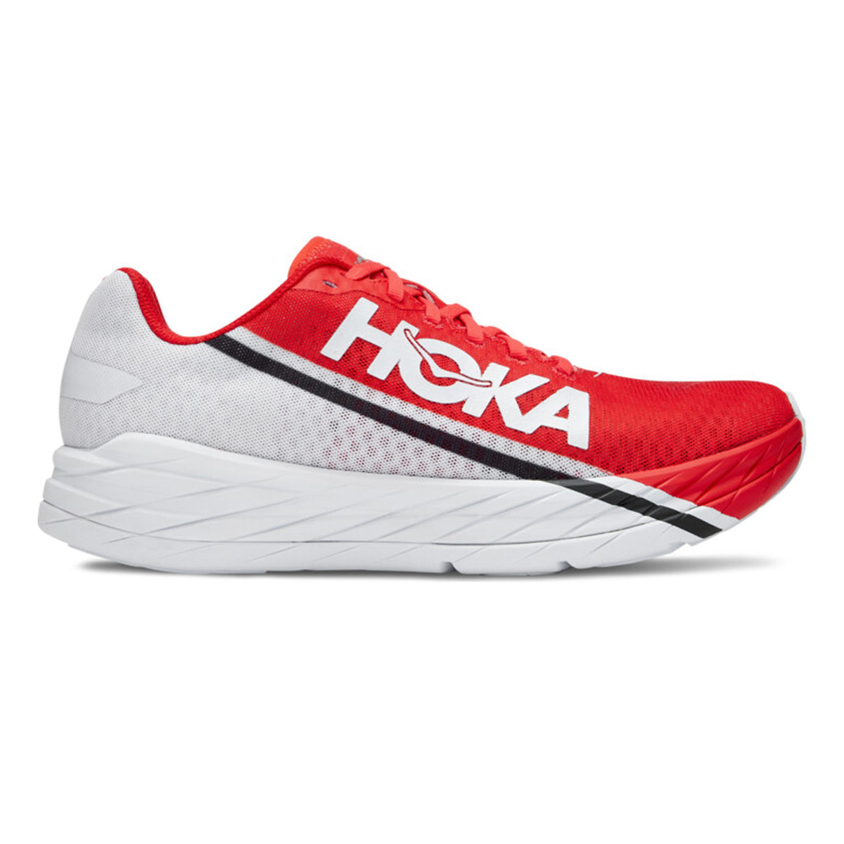Unisex Hoka Rocket X | Springy Road Racing Shoe | Fiesta / Black