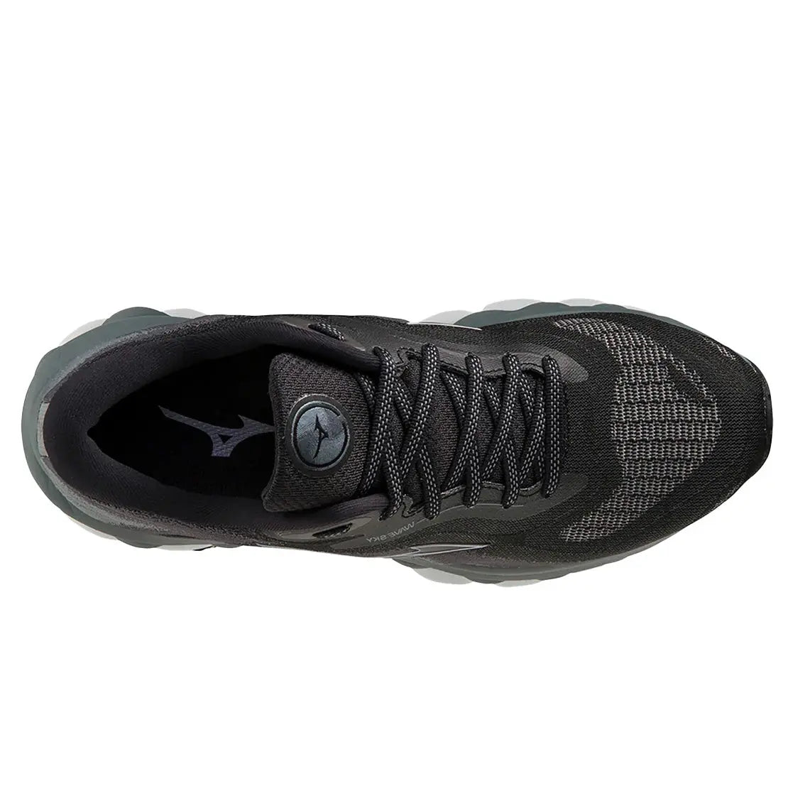 Womens Mizuno Wave Sky 7 - Black / Silverstar / Stormy Weather