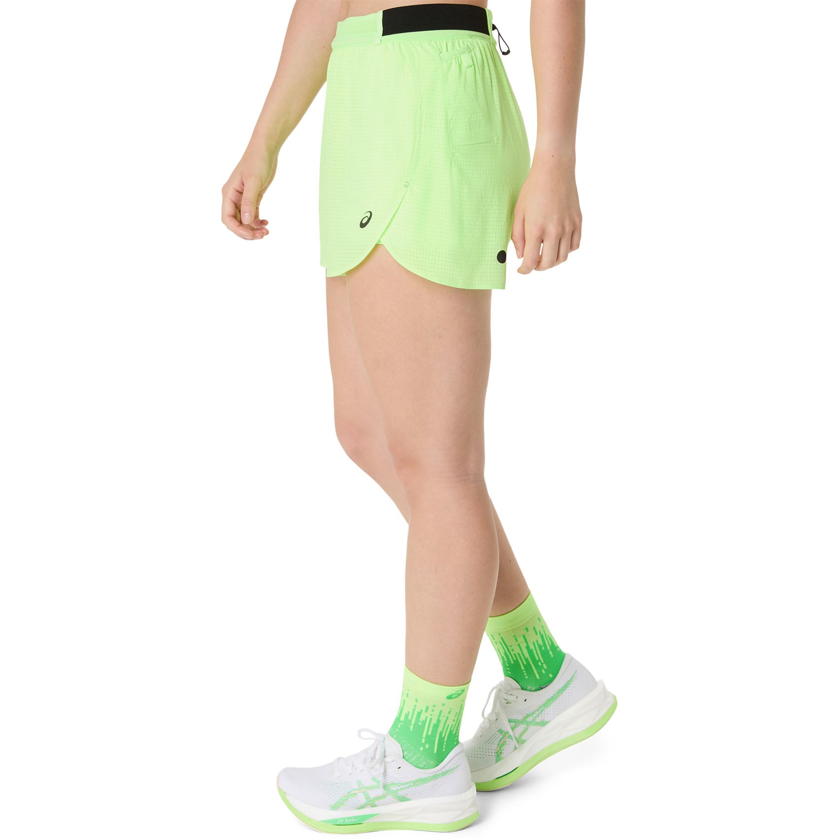 Womens ASICS Metarun Split Shorts