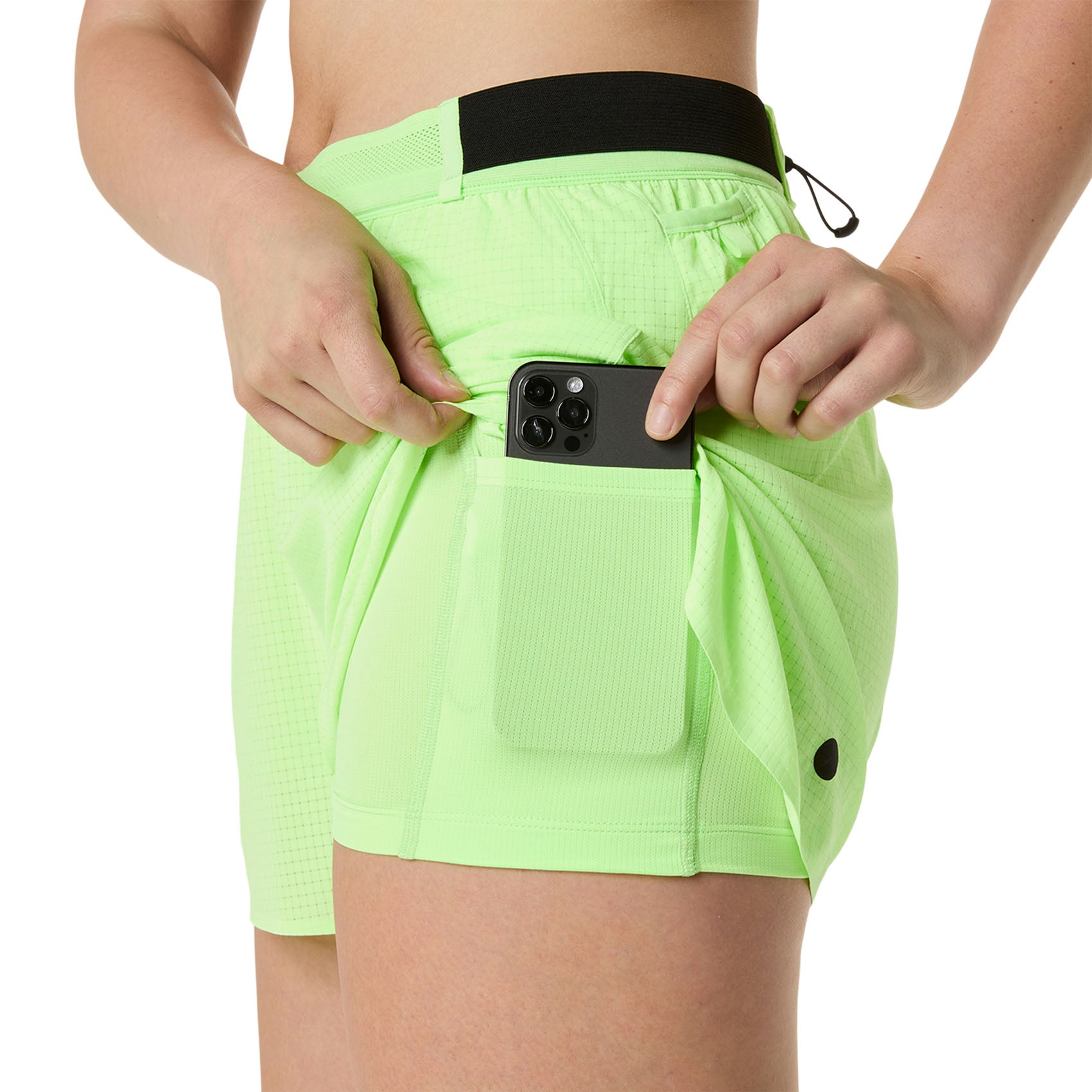 Womens ASICS Metarun Split Shorts