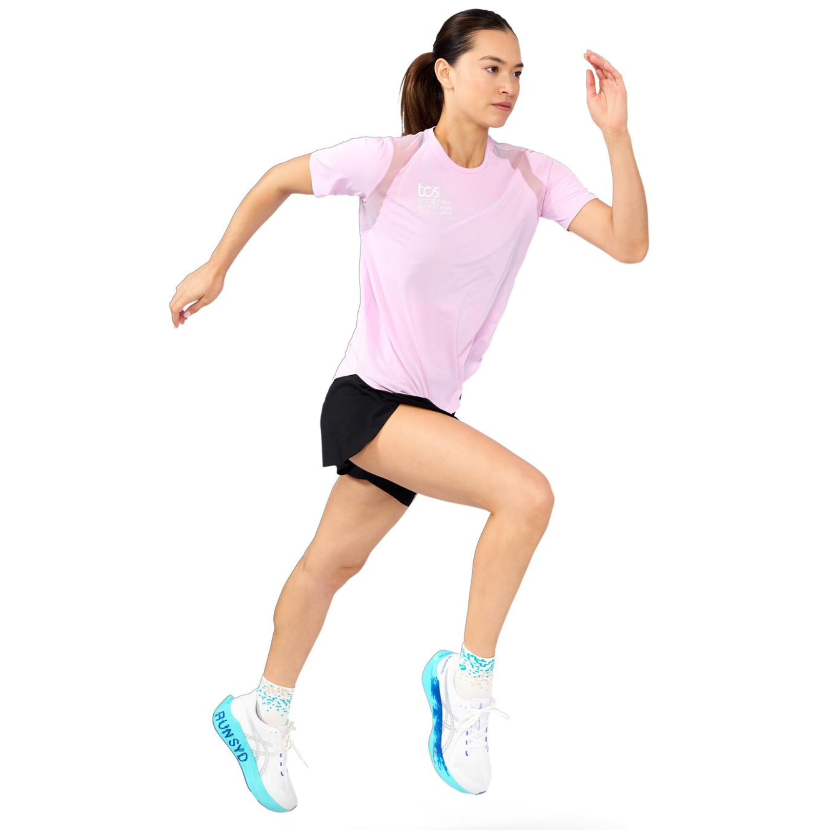Womens ASICS Road Short Sleeve Top - Sydney Marathon 2026