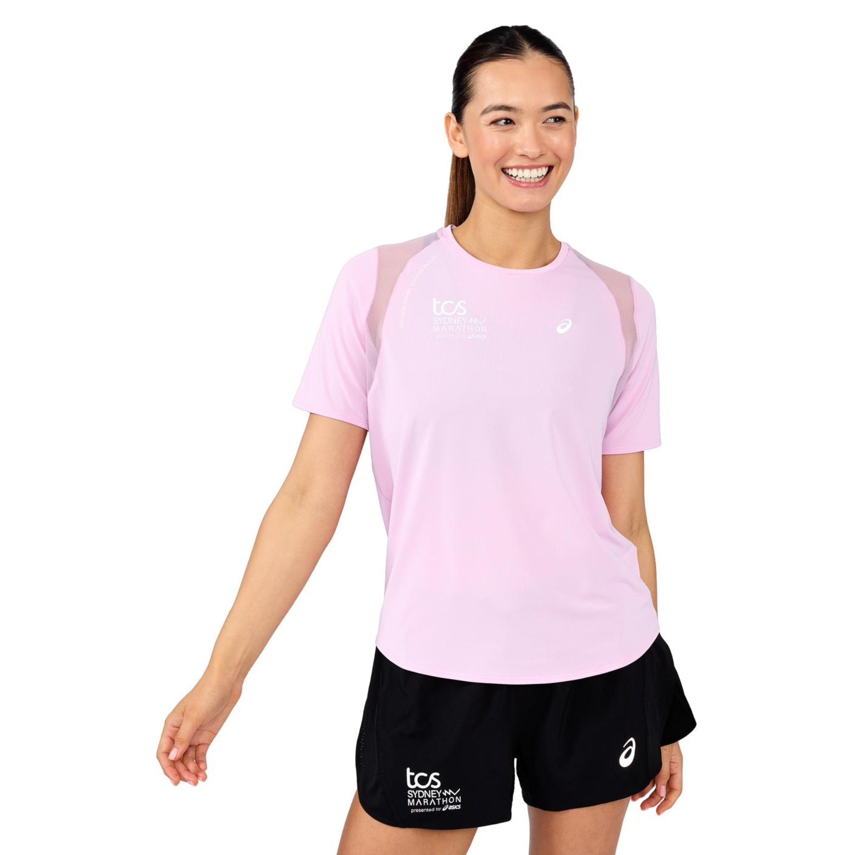 Womens ASICS Road Short Sleeve Top - Sydney Marathon 2026