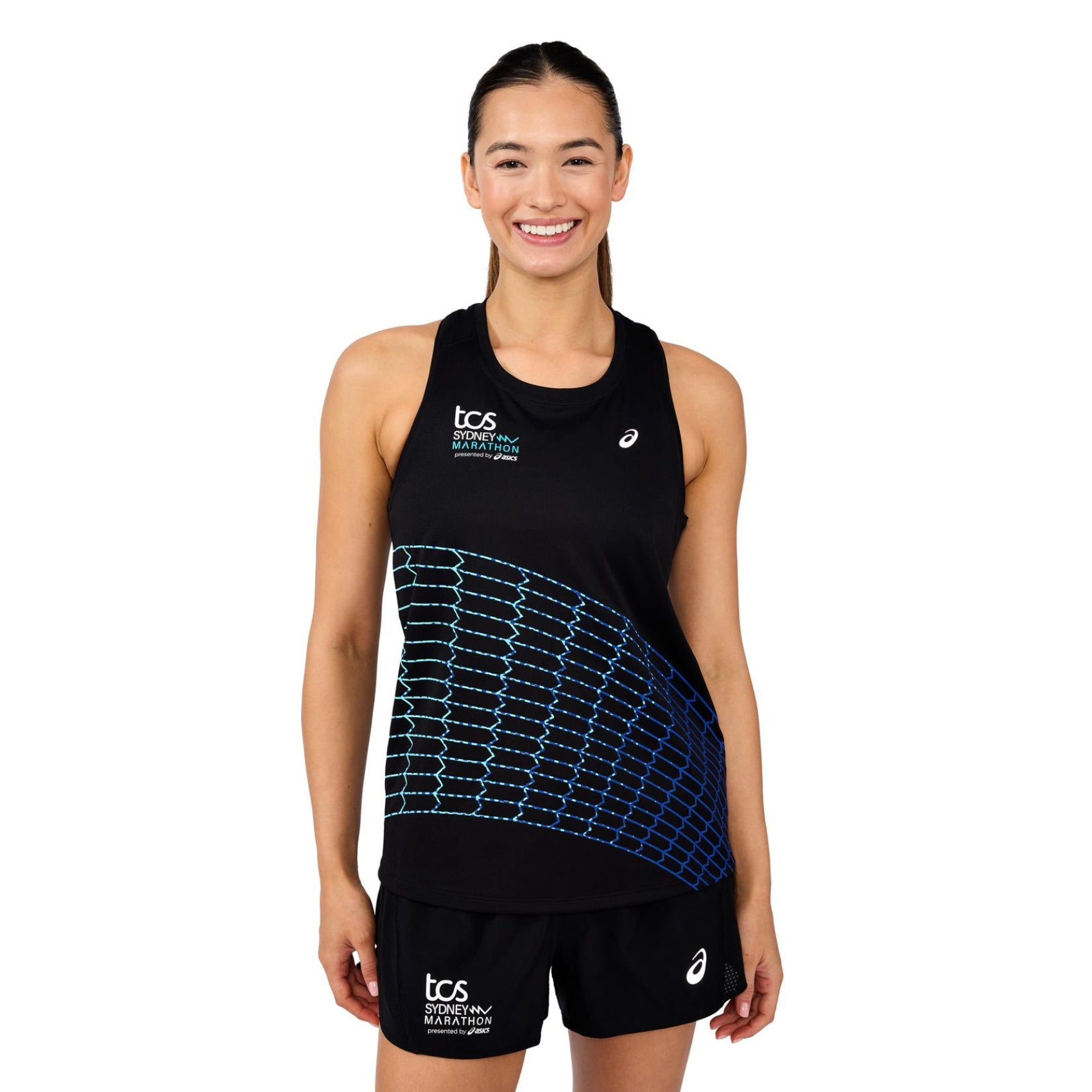 Womens ASICS Silver Tank - Sydney Marathon 2026