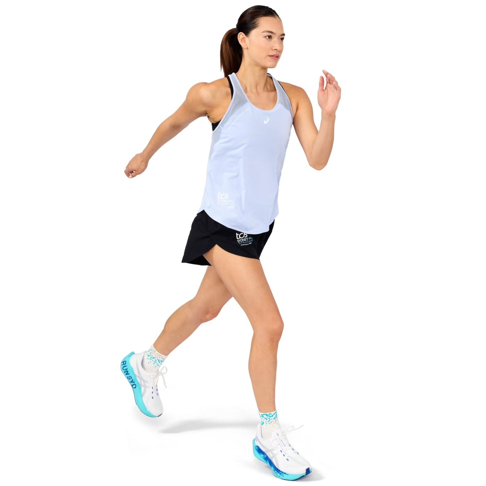 Womens ASICS Sydney Marathon Road Singlet