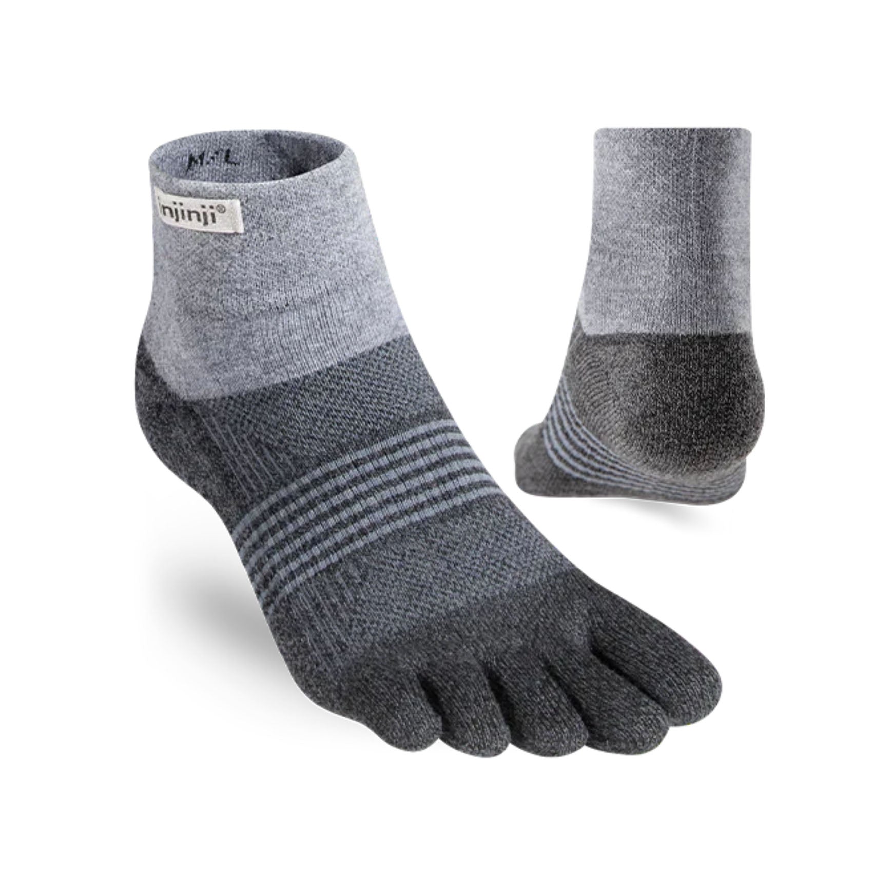 Womens Injinji Trail Midweight Mini-Crew Socks