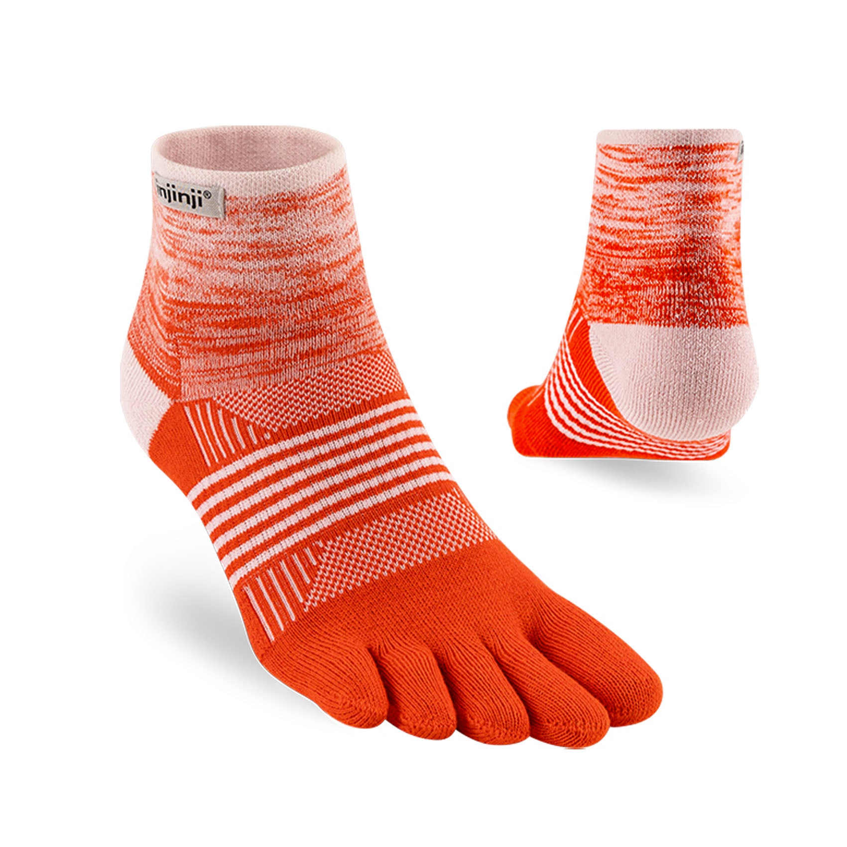 Womens Injinji Trail Midweight Mini-Crew Socks