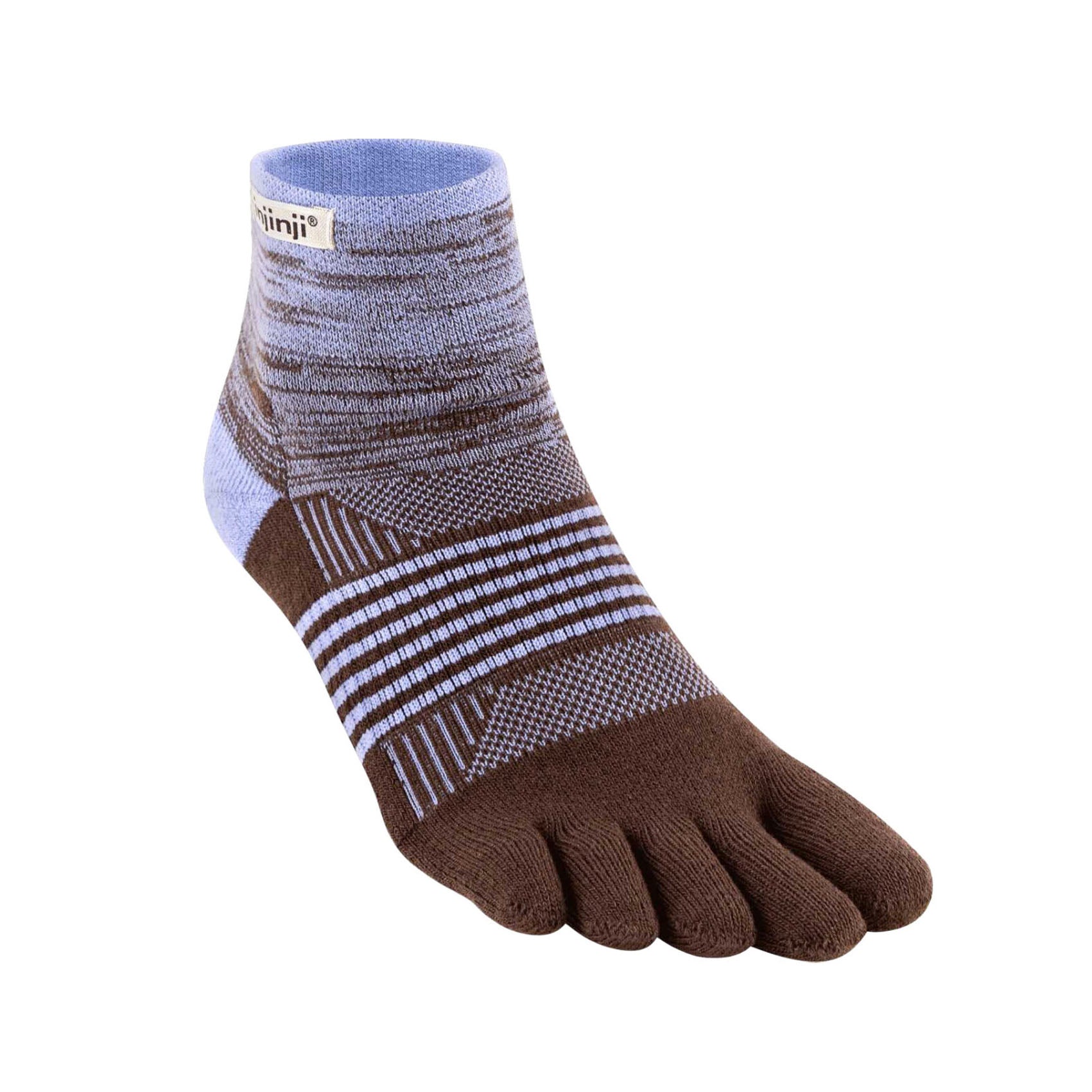 Womens Injinji Trail Midweight Mini-Crew Socks