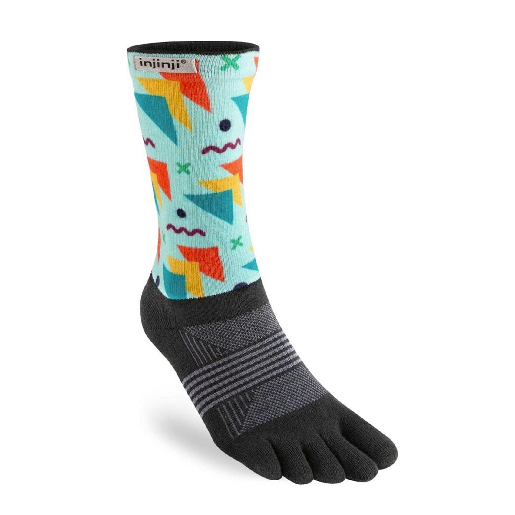 Womens Injinji Trail Spectrum Midweight Crew Socks