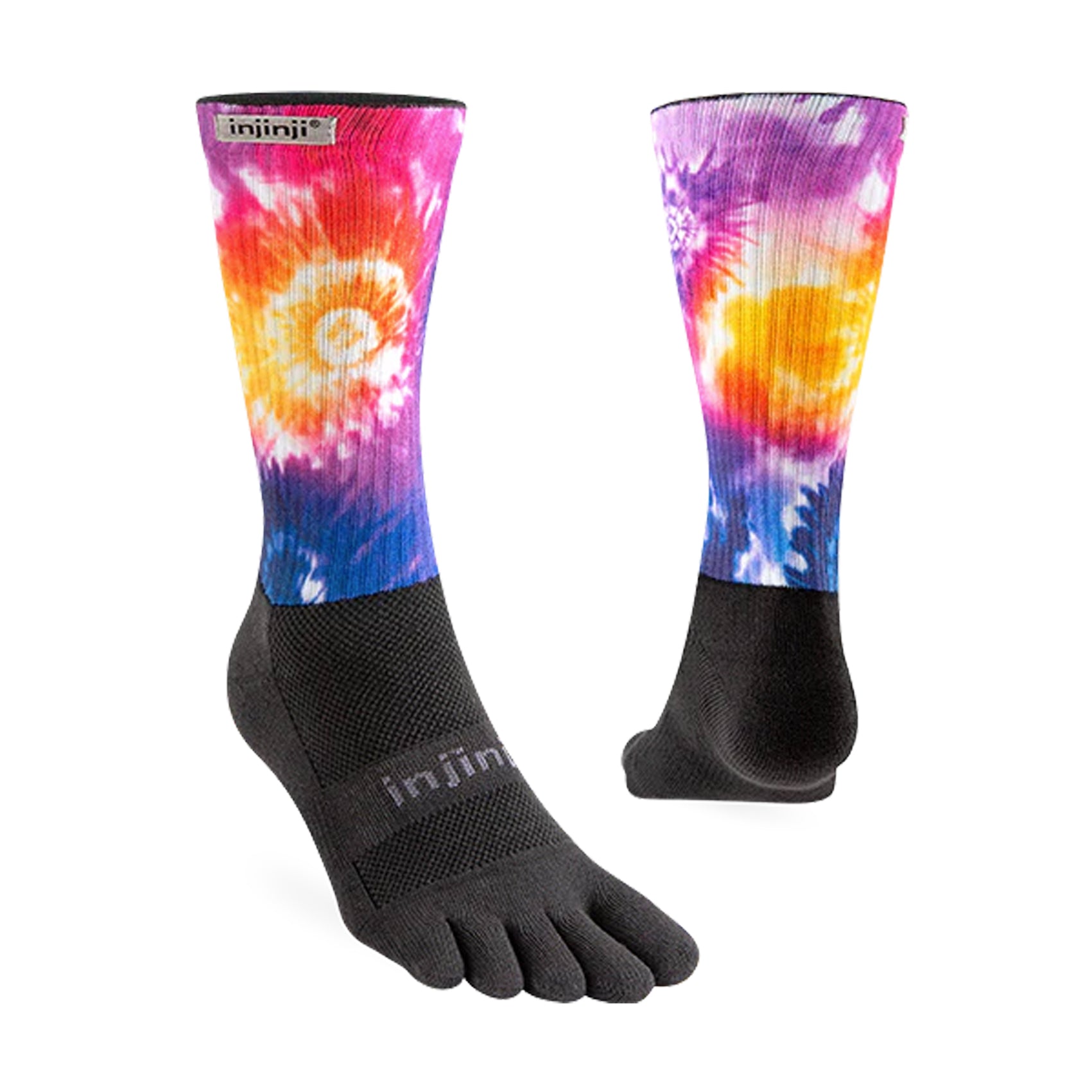Womens Injinji Trail Spectrum Midweight Crew Socks