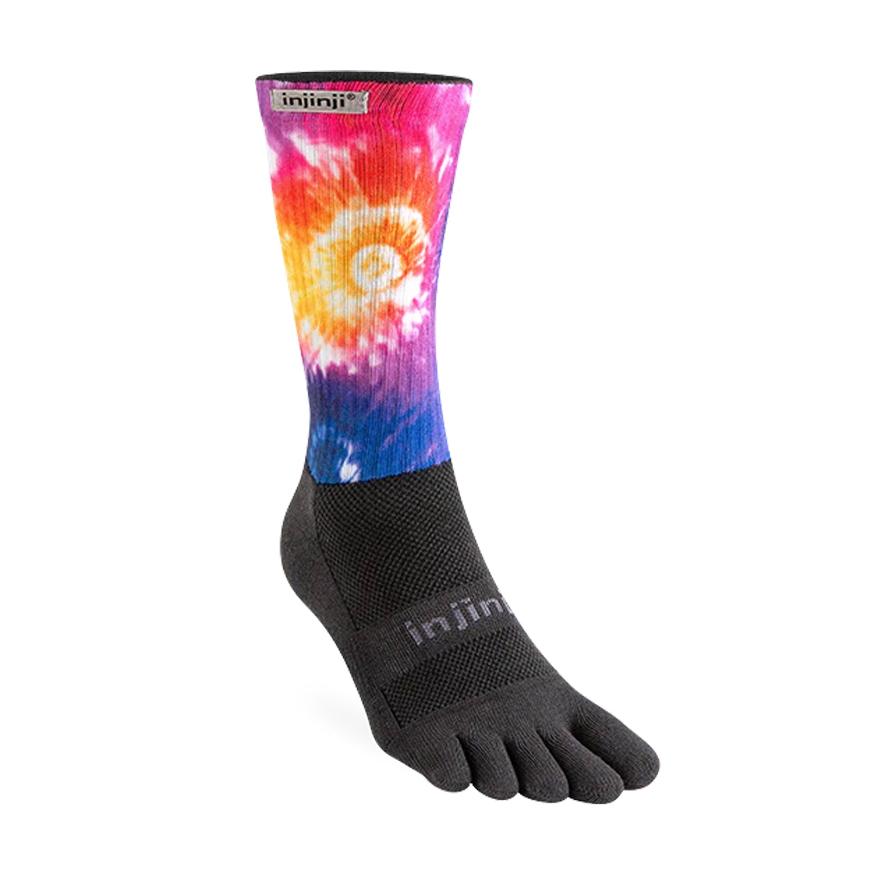 Womens Injinji Trail Spectrum Midweight Crew Socks