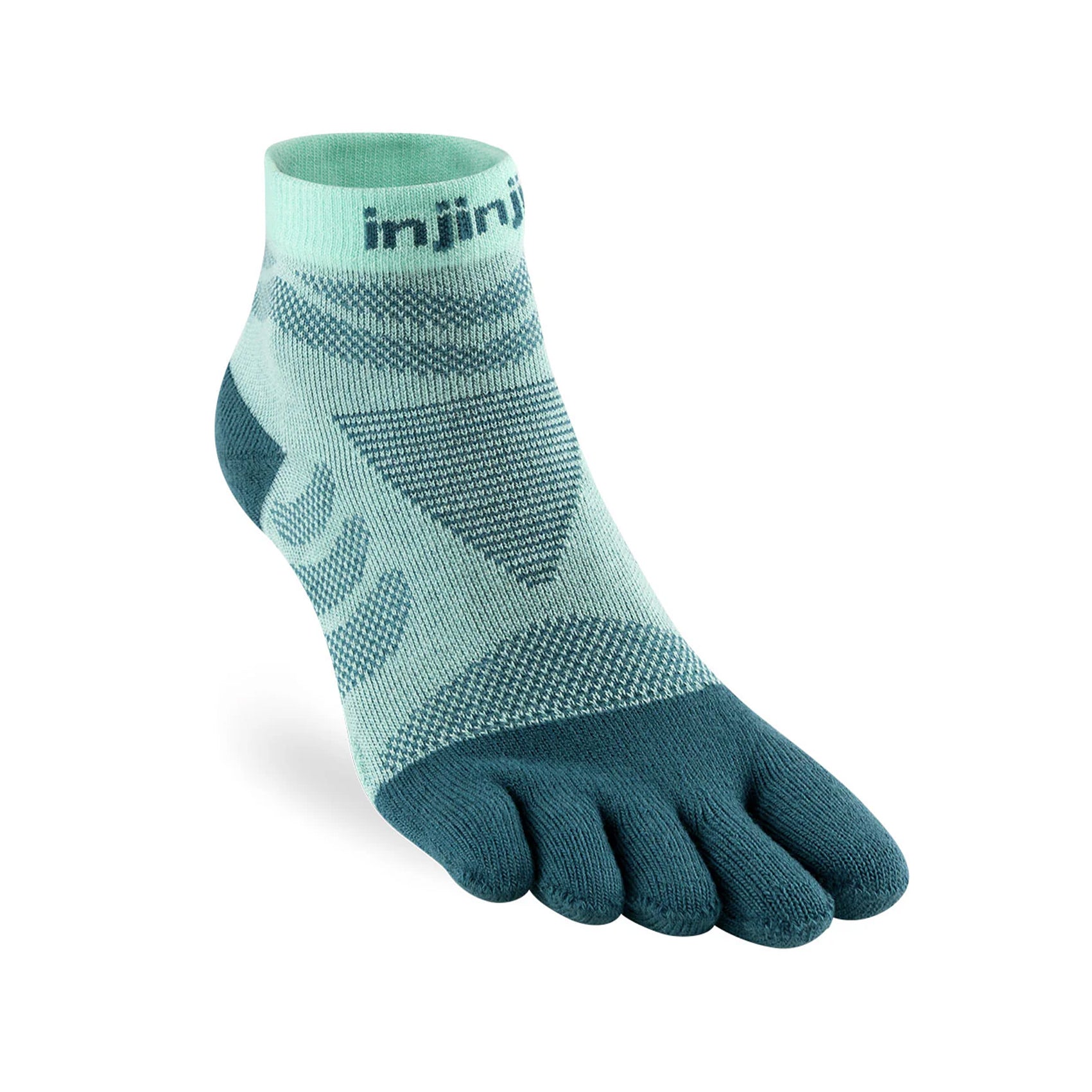 Womens Injinji Ultra Run Mini-Crew Socks
