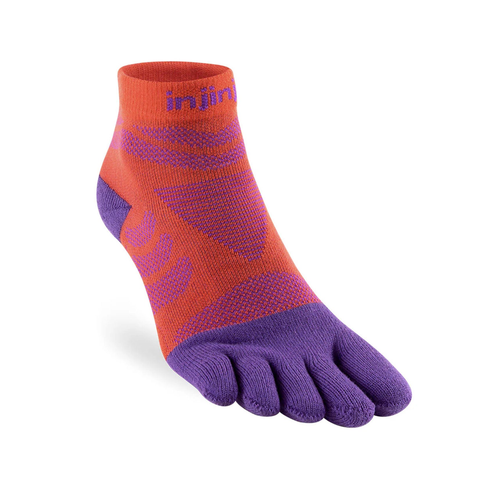 Womens Injinji Ultra Run Mini-Crew Socks