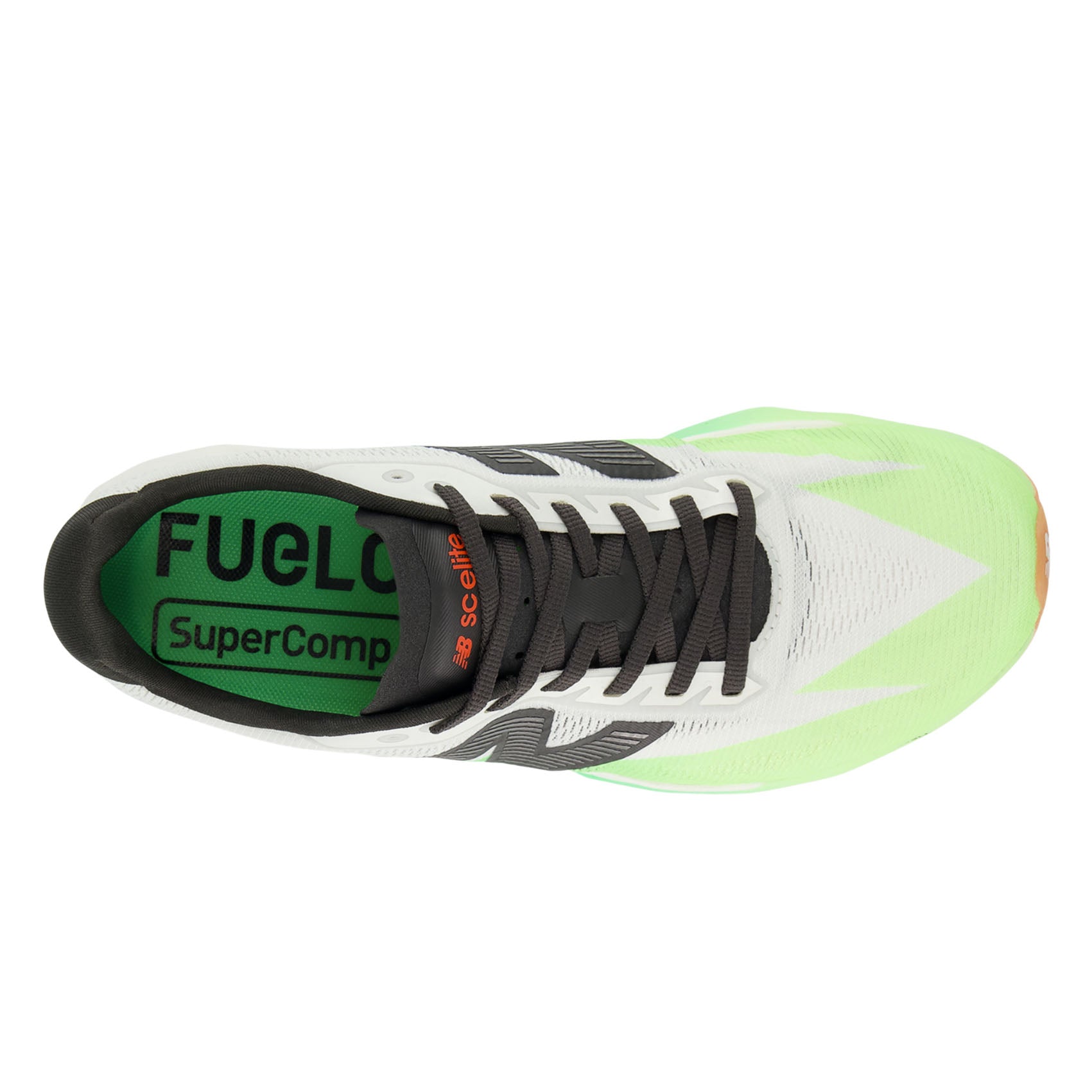 Womens New Balance FuelCell SuperComp Elite v5 | White / Mint