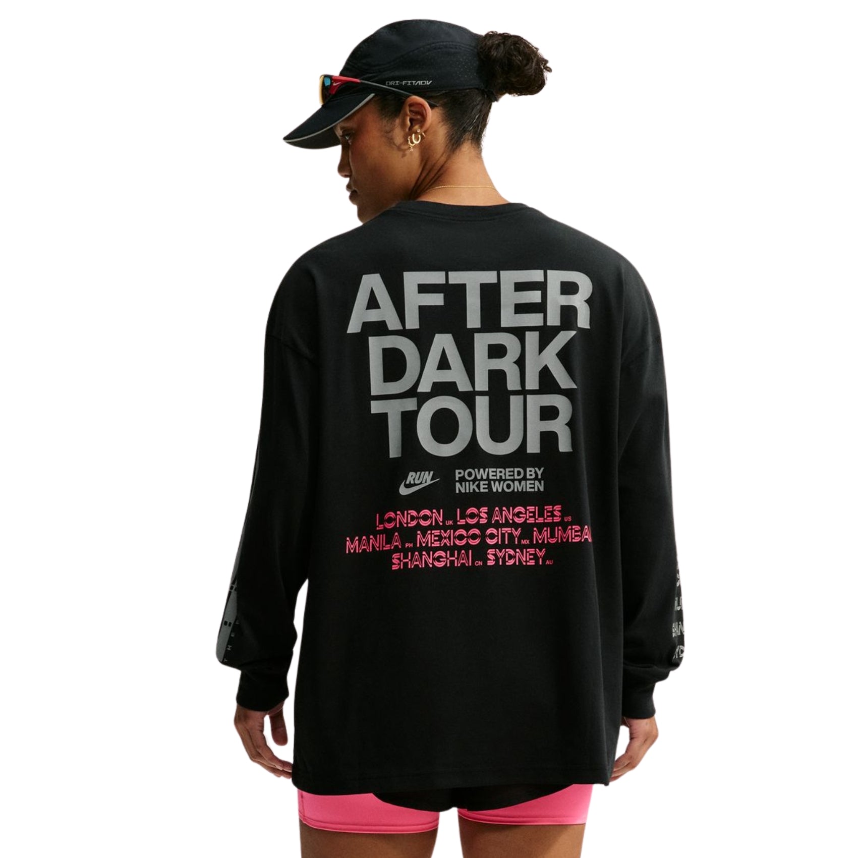 Womens Nike ADT Dri-FIT Oversized Long-Sleeve Running T-Shirt