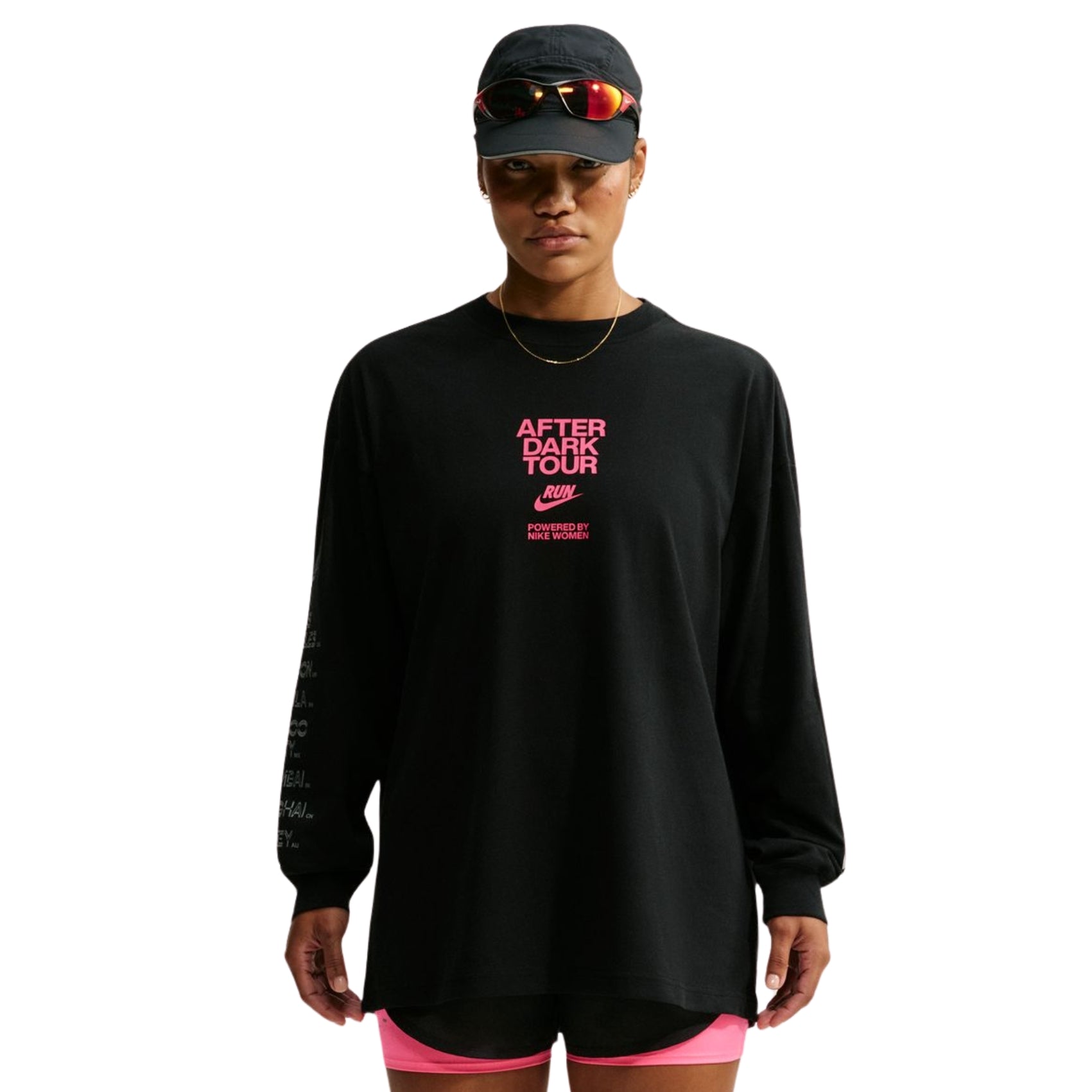 Womens Nike ADT Dri-FIT Oversized Long-Sleeve Running T-Shirt