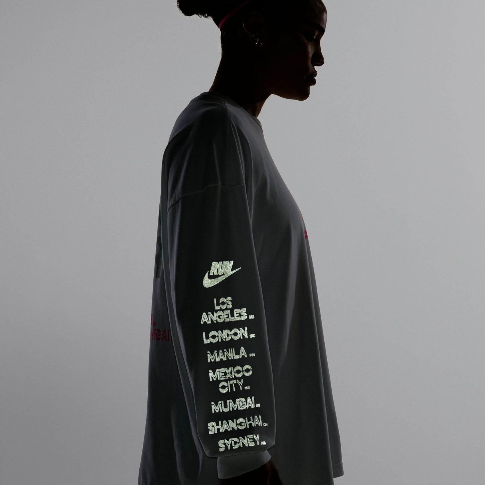 Womens Nike ADT Dri-FIT Oversized Long-Sleeve Running T-Shirt