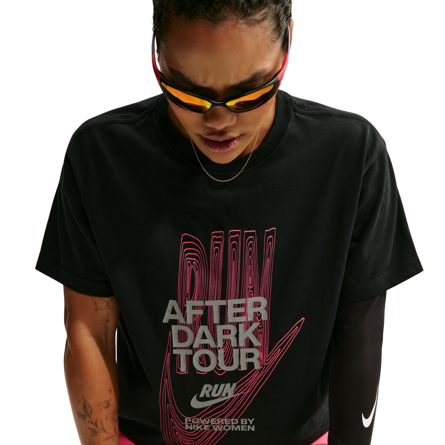 Womens Nike ADT Dri-FIT Short-Sleeve Running T-Shirt