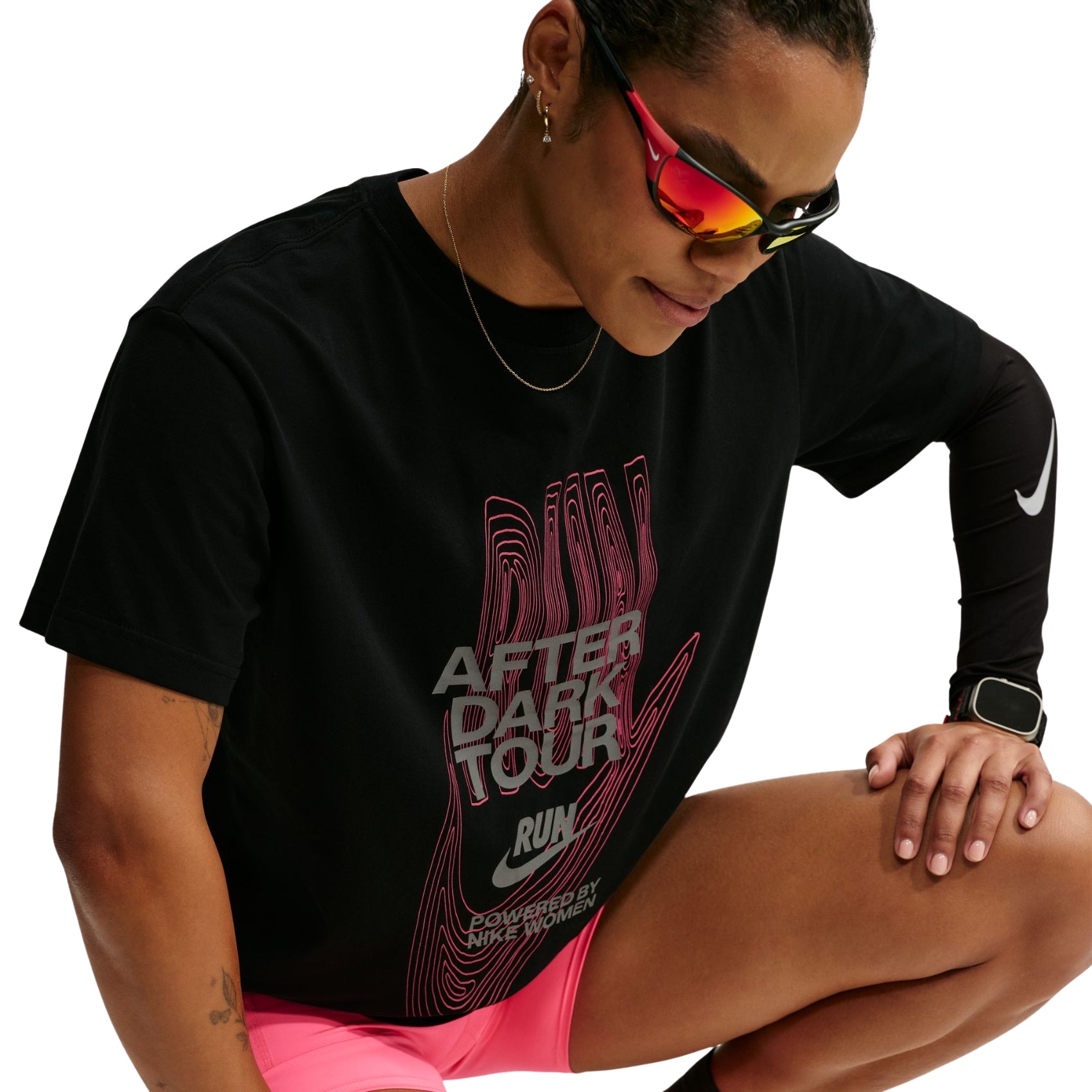 Womens Nike ADT Dri-FIT Short-Sleeve Running T-Shirt