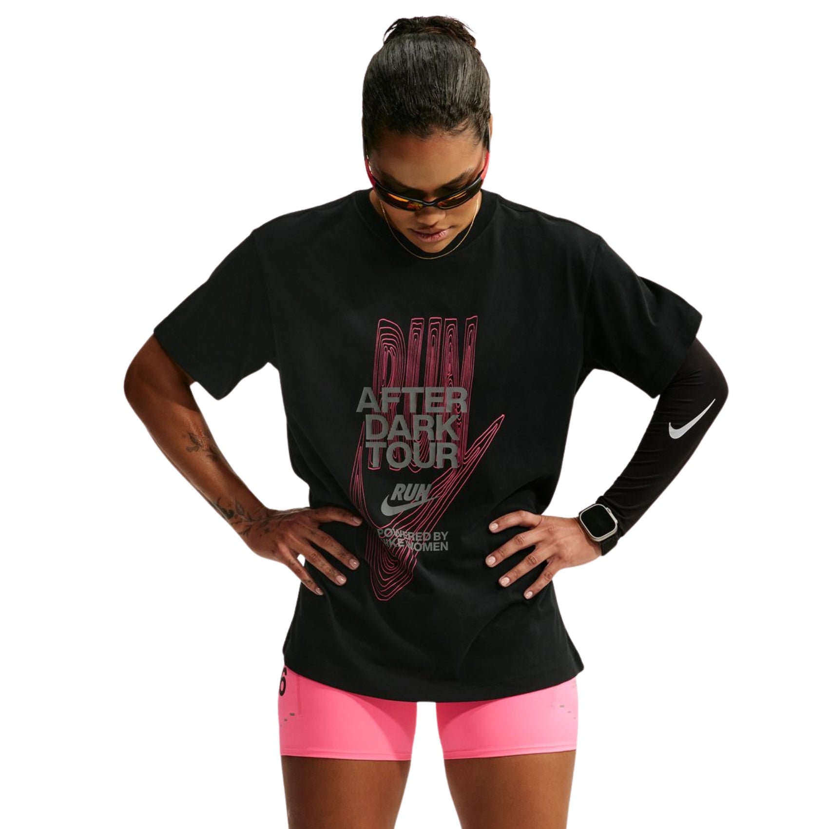 Womens Nike ADT Dri-FIT Short-Sleeve Running T-Shirt