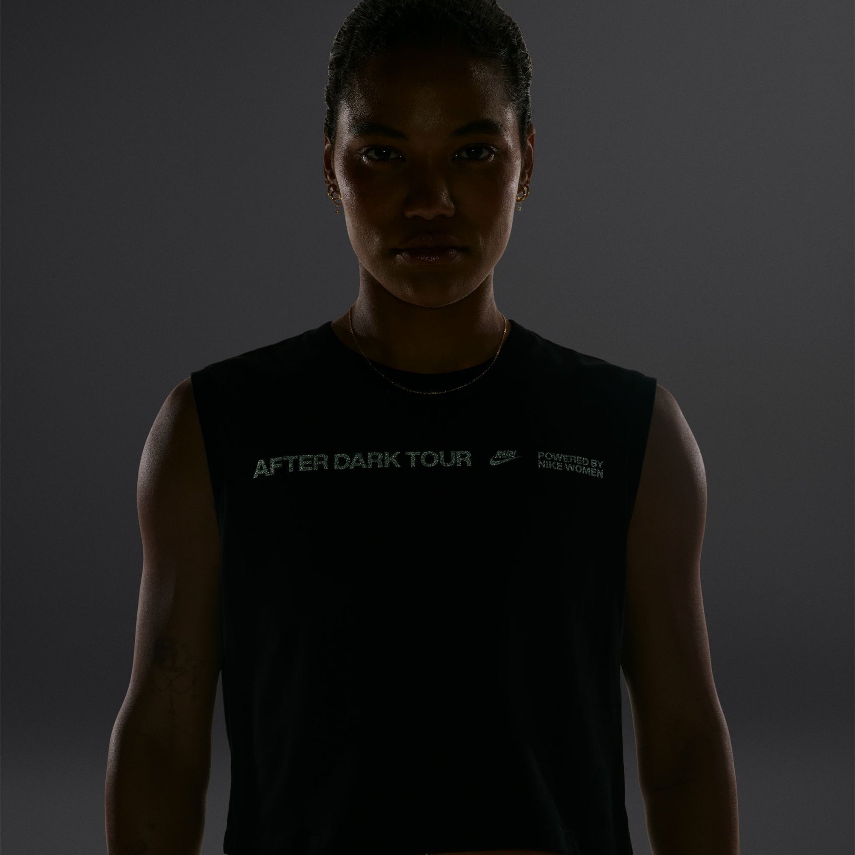 Womens Nike ADT Dri-FIT Sleeveless Running T-Shirt