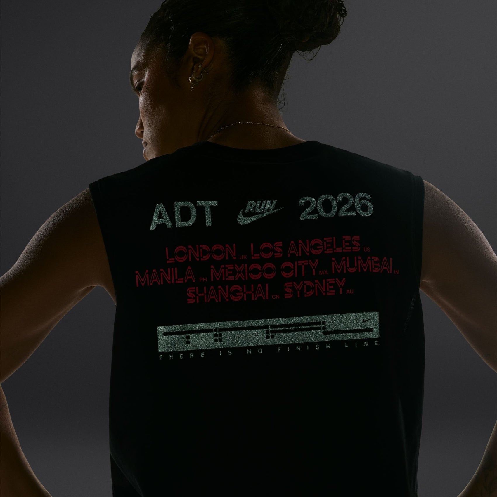 Womens Nike ADT Dri-FIT Sleeveless Running T-Shirt