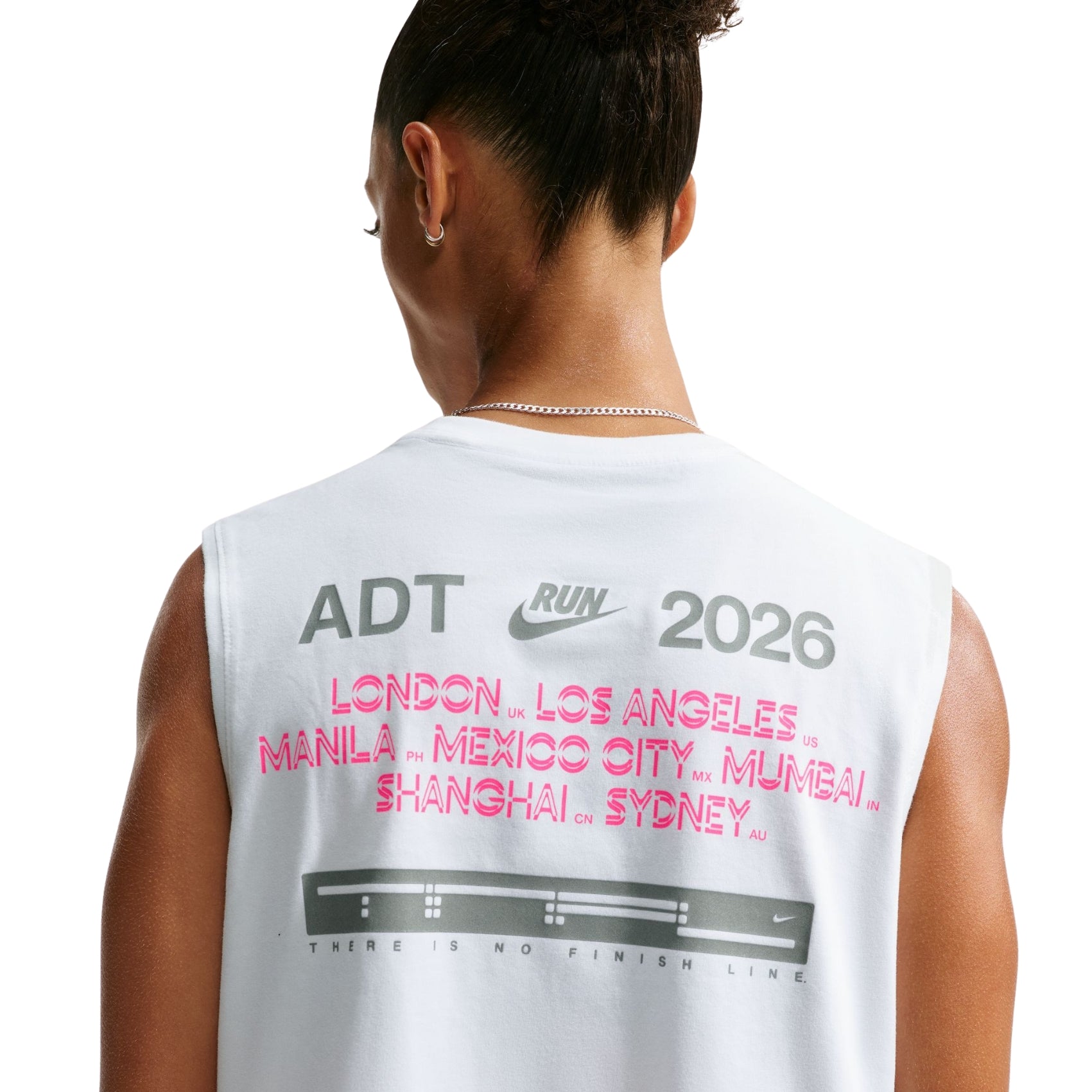 Womens Nike ADT Dri-FIT Sleeveless Running T-Shirt