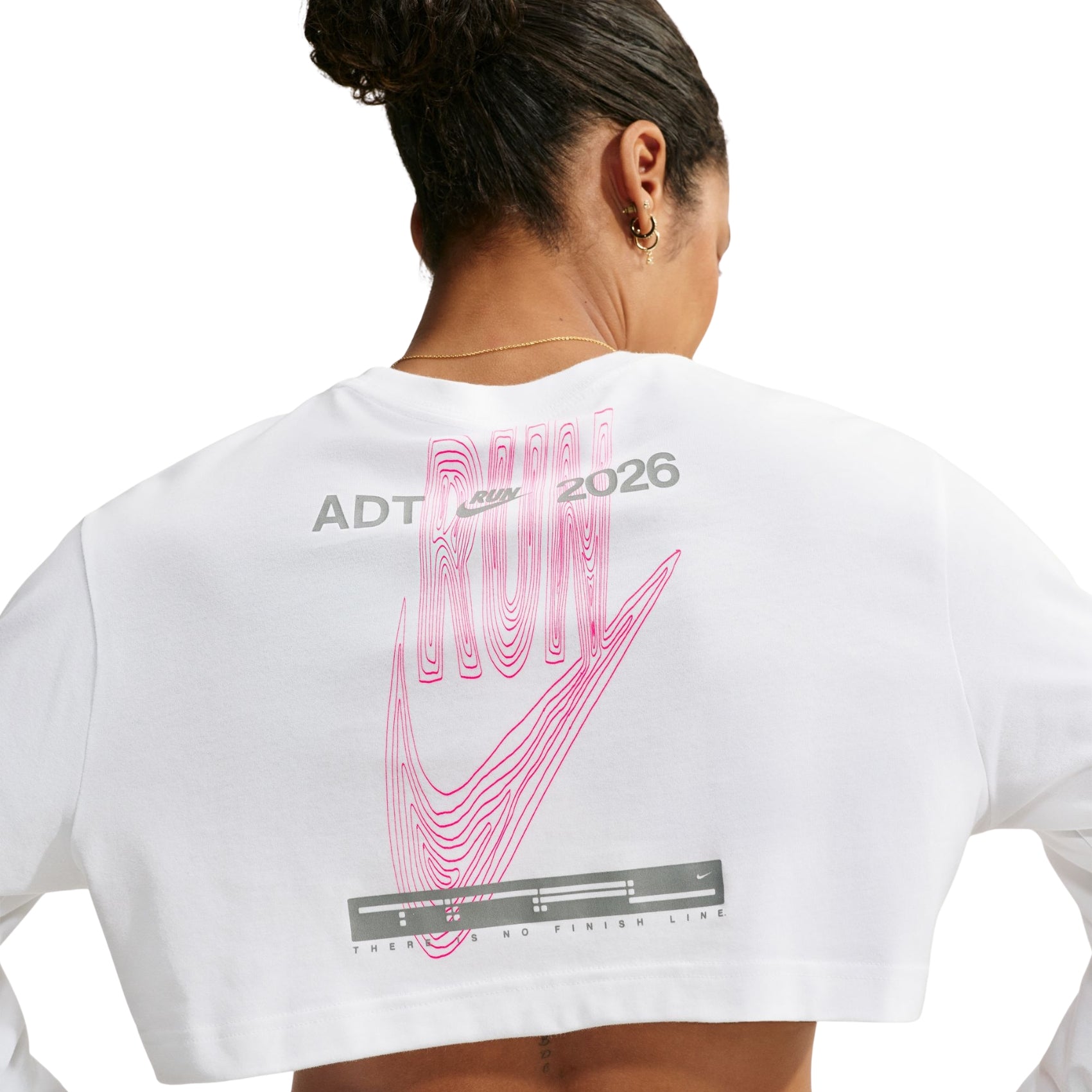 Womens Nike ADT Dri-FIT Super Cropped Running T-Shirt
