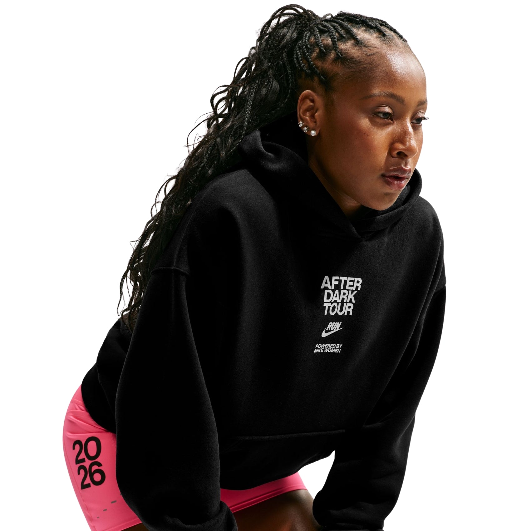 Womens Nike ADT Oversized Fleece Pullover Hoodie