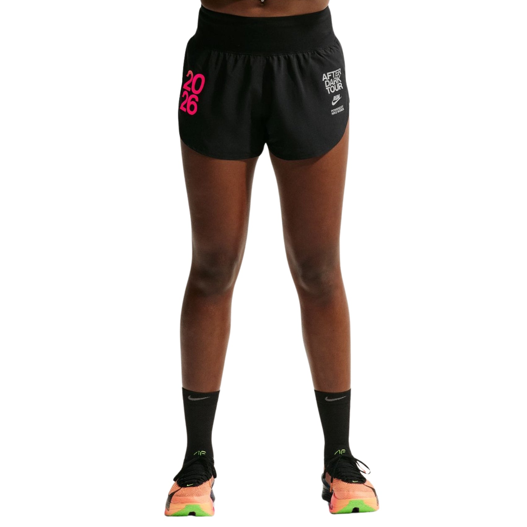 Womens Nike Flow ADT Mid-Rise Brief-Lined Running Shorts