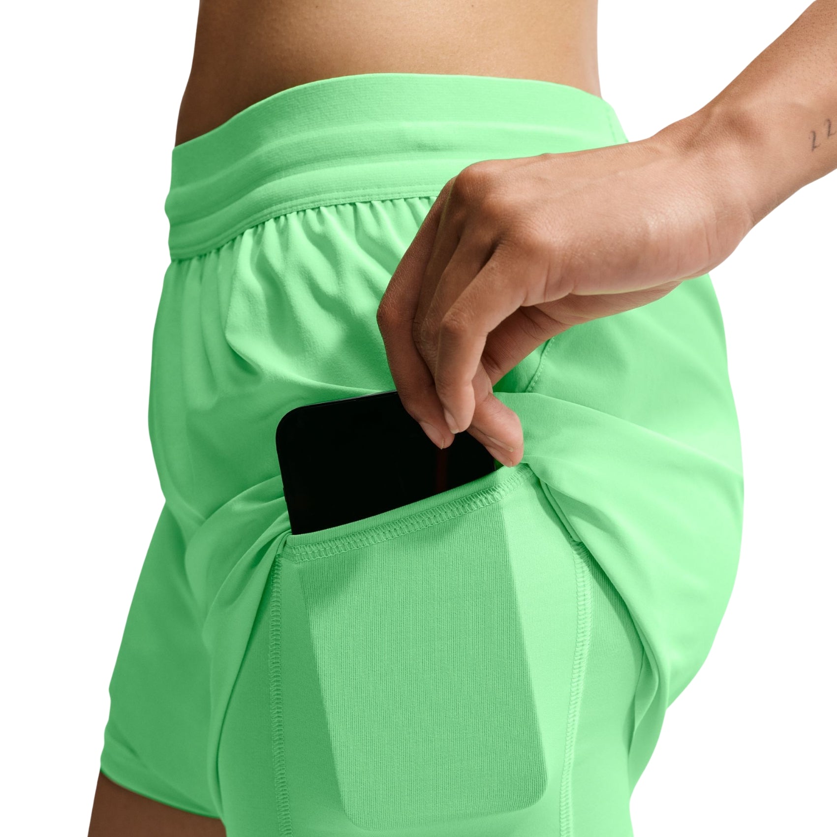 Womens Nike Swift Dri-FIT Mid-Rise 2-in-1 Running Shorts