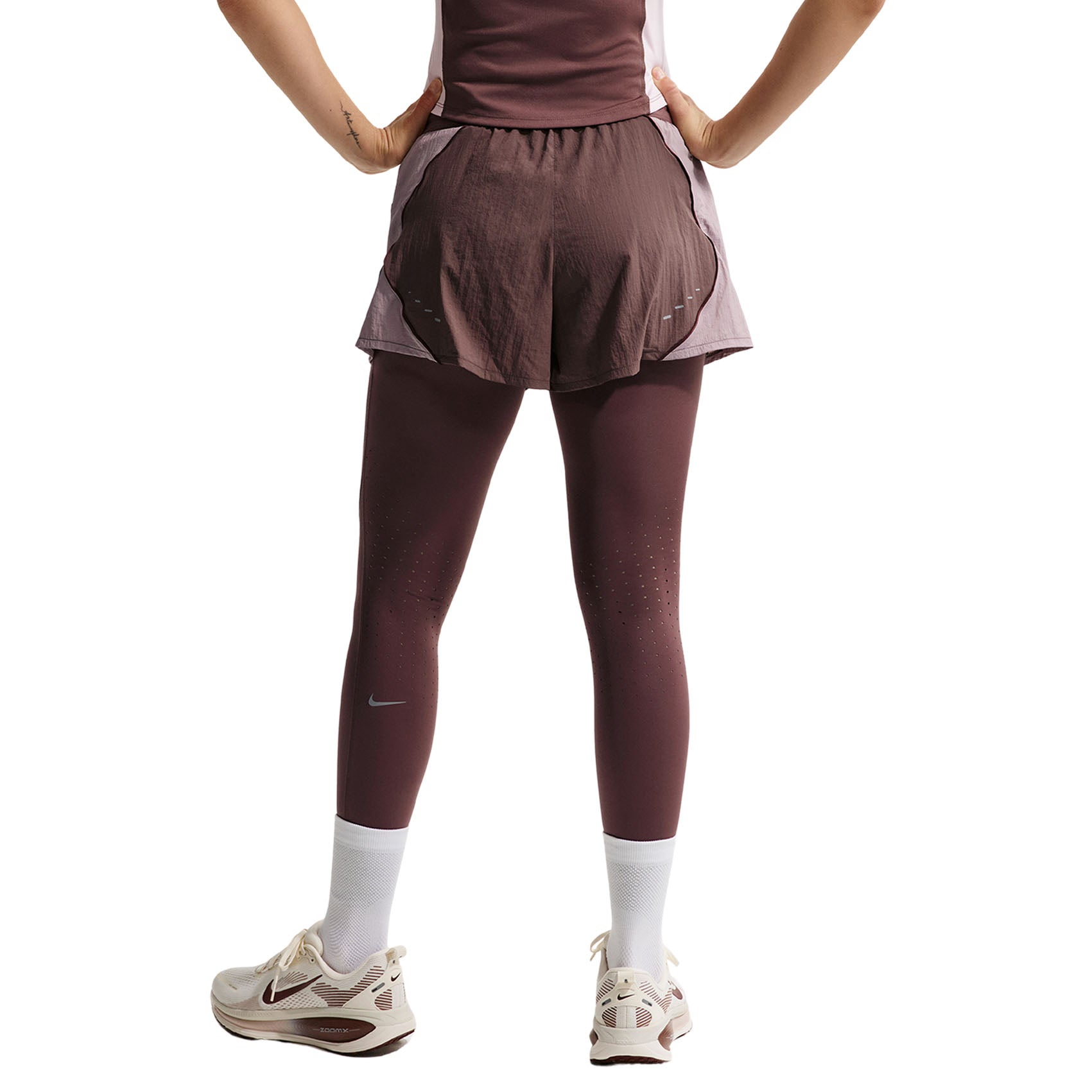 Womens Nike Swift Repel High-Waisted Brief-Lined Running Shorts