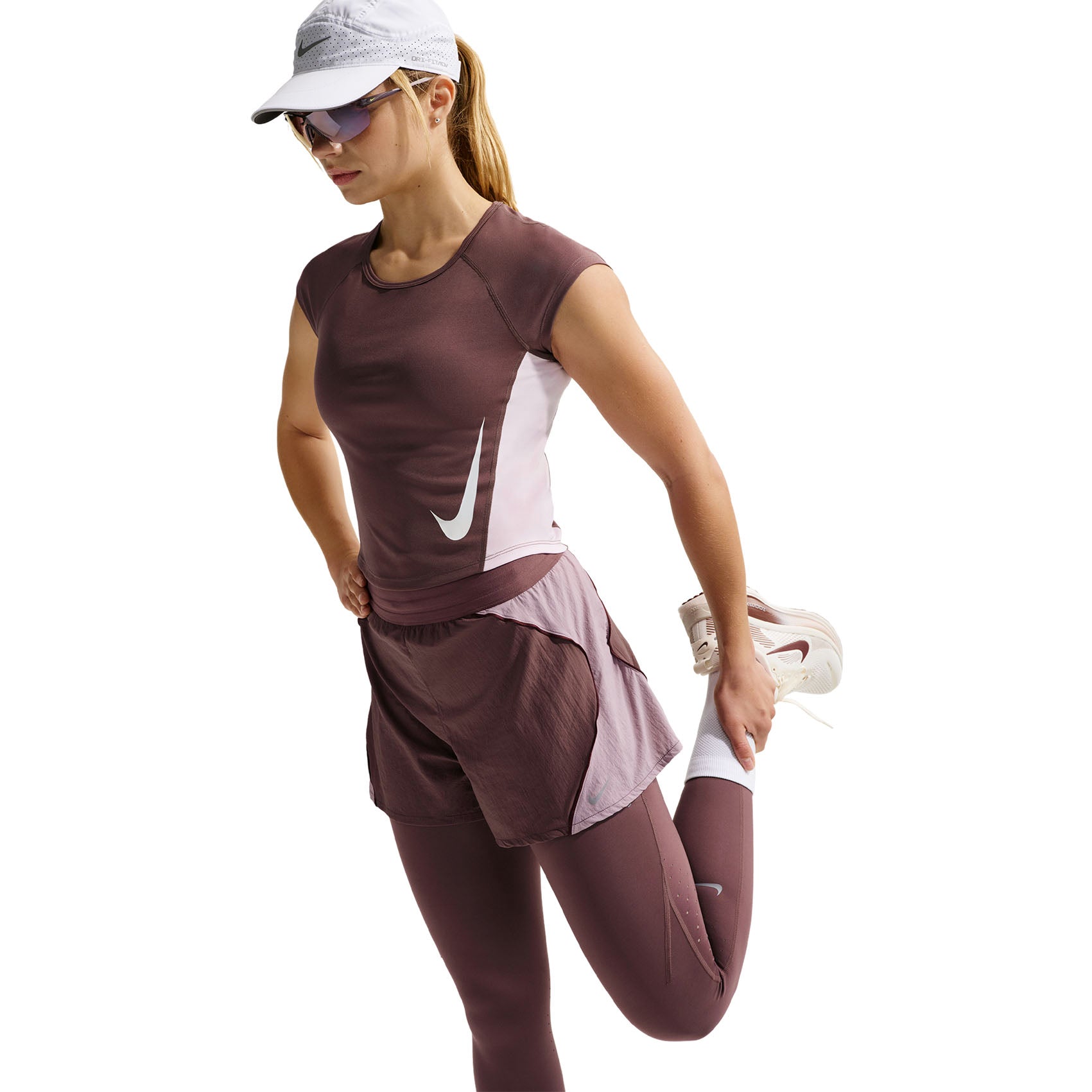 Womens Nike Swift Repel High-Waisted Brief-Lined Running Shorts