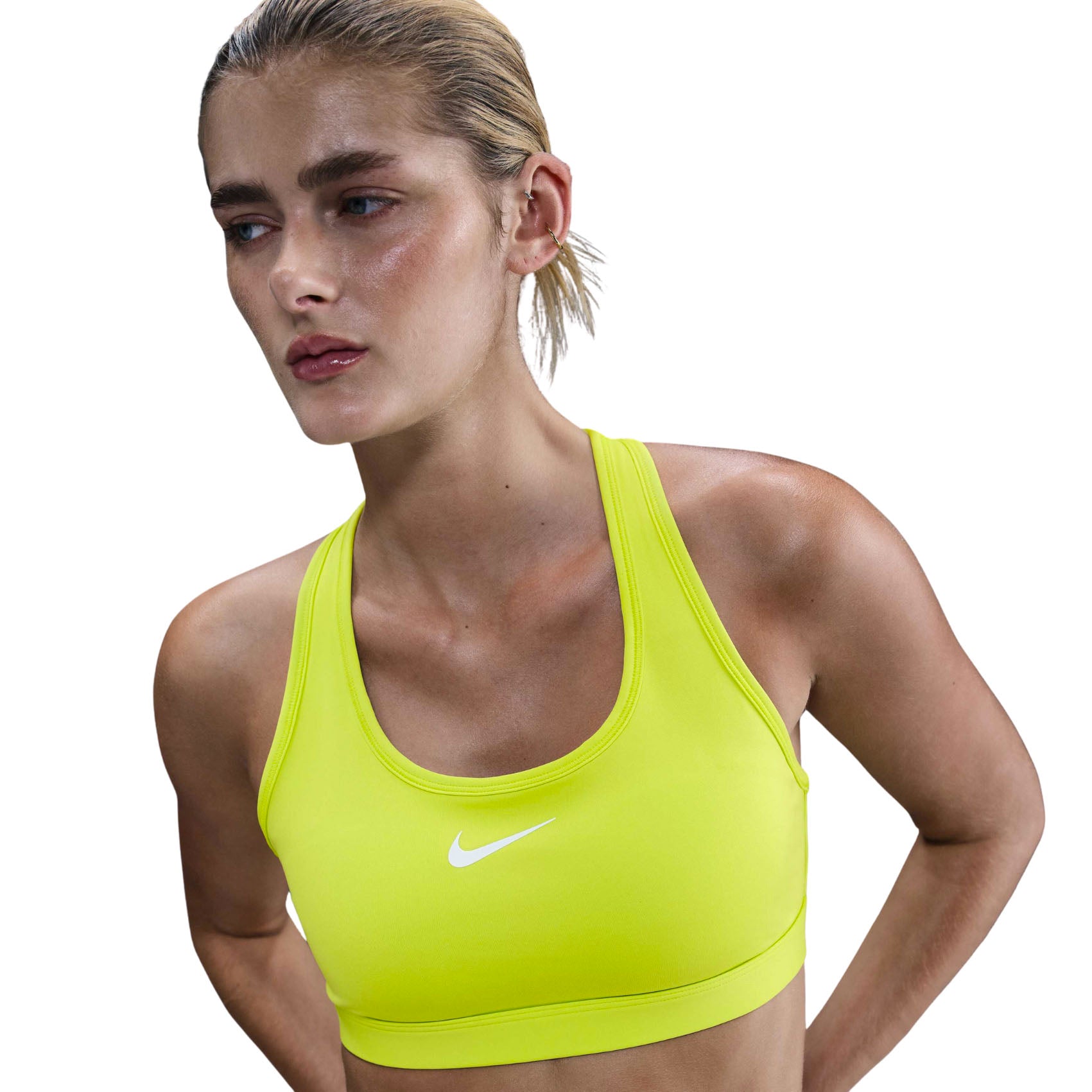 nike motion adapt neon stud bra