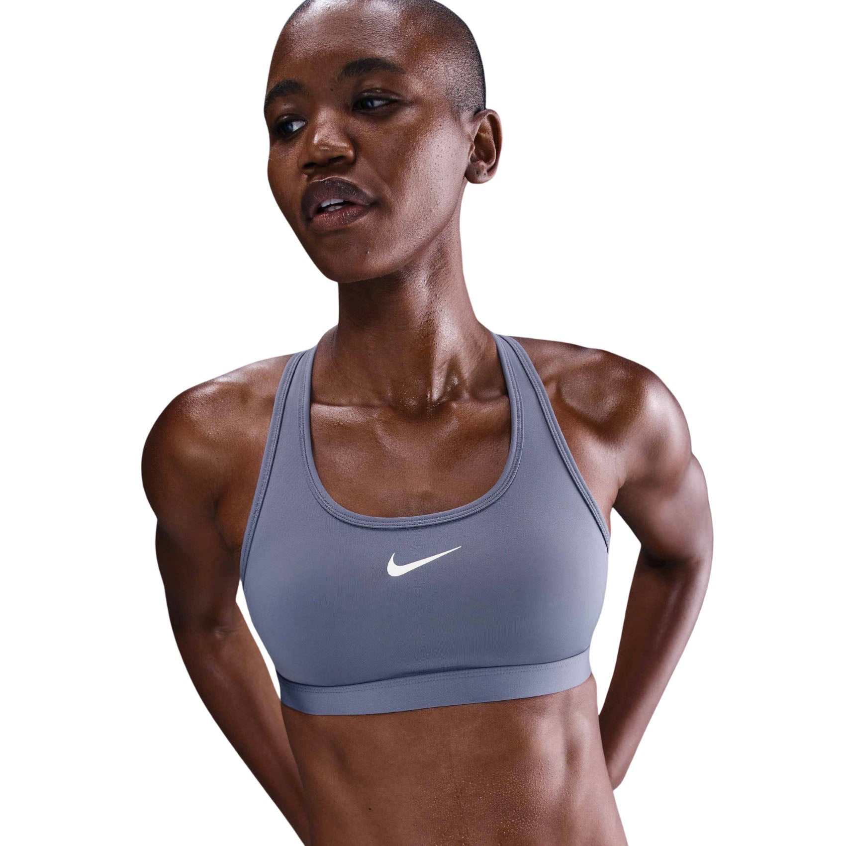 nike swoosh logo bra