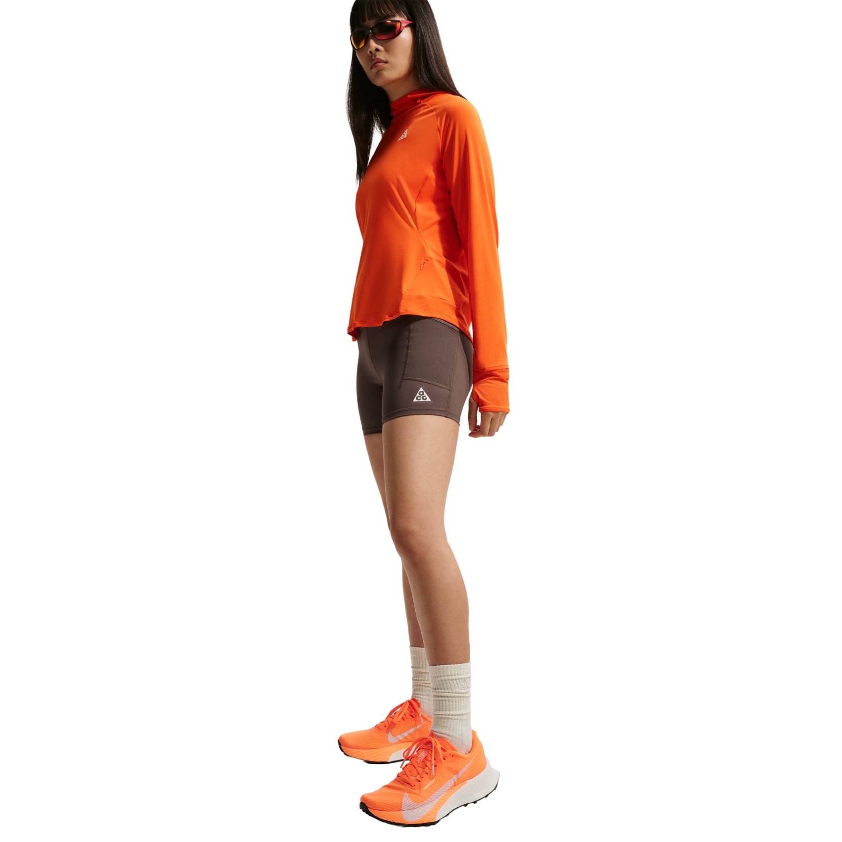 Womens Nike ACG Trail Dri-FIT High-Waisted 4-Inch Trail Shorts