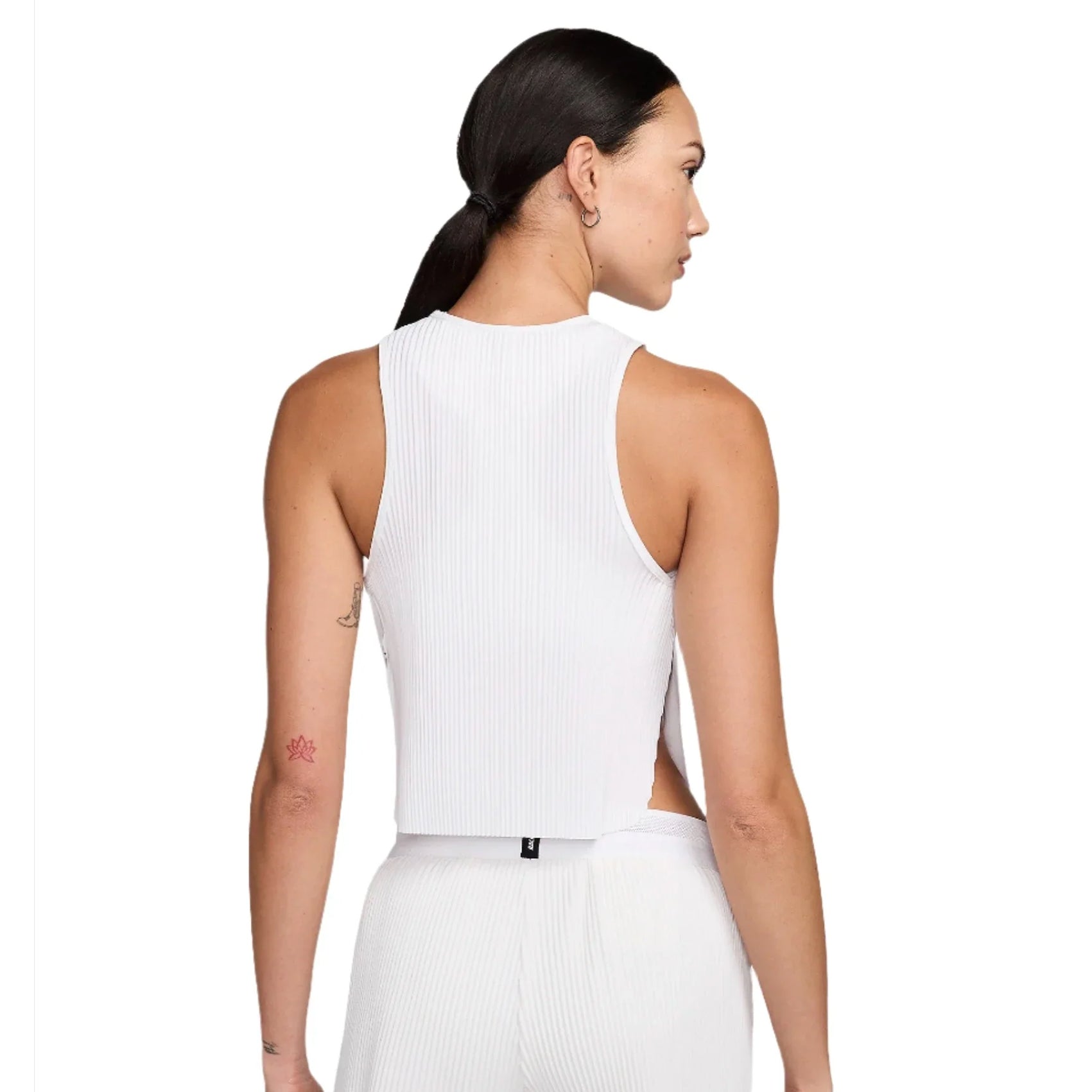 nike crop running top