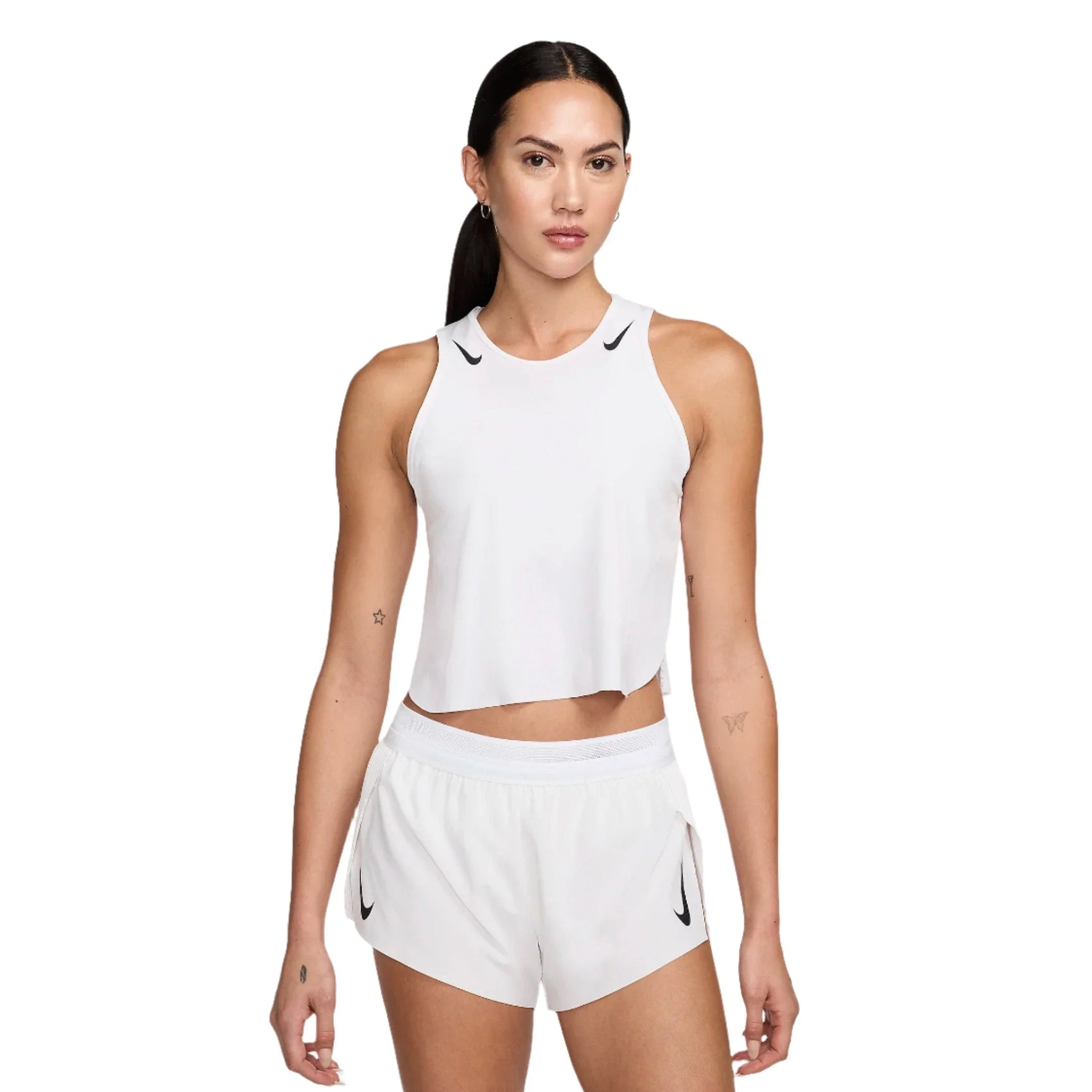 nike women's run air crop t shirt