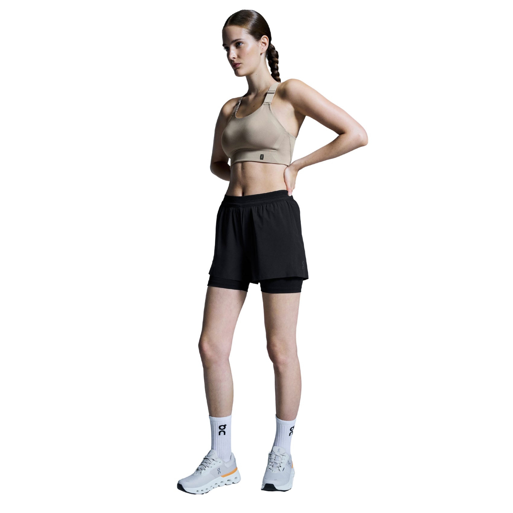 Womens On Running 3-inch Performance 2-in-1 Shorts