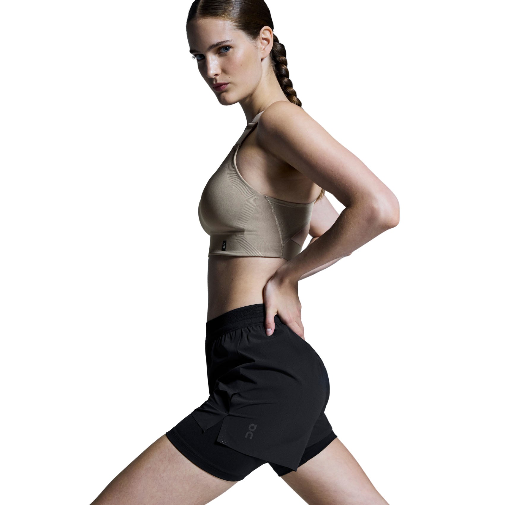 Womens On Running 3-inch Performance 2-in-1 Shorts