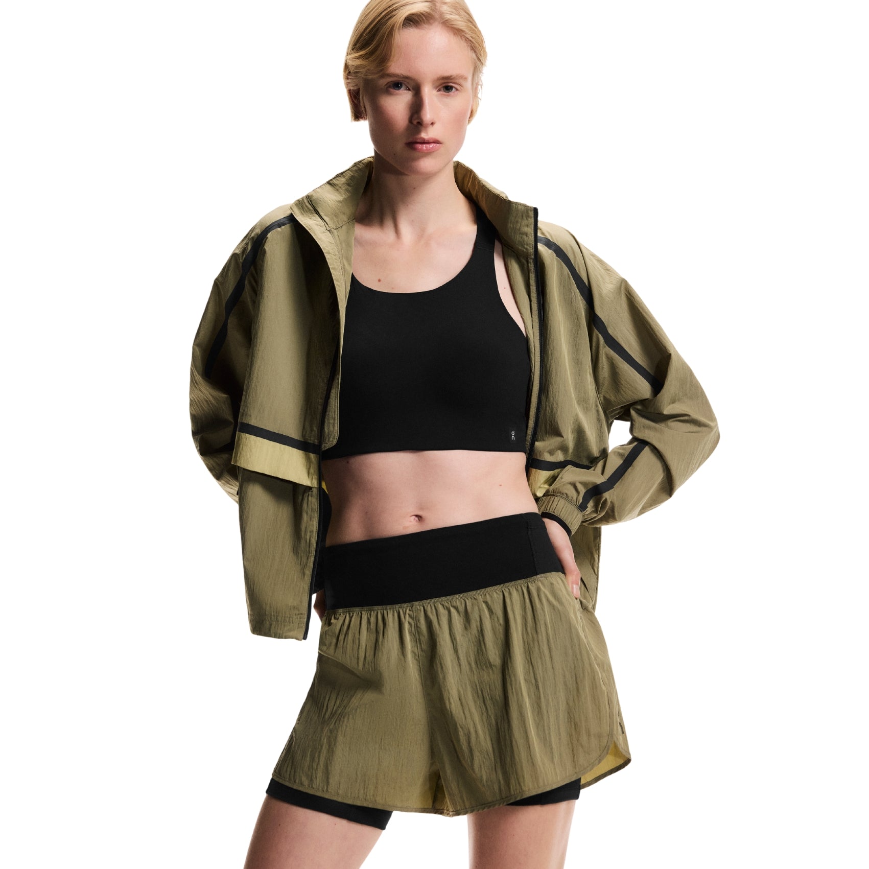 Womens On Running Performance Volt Shorts | Dual-Layer Run Shorts