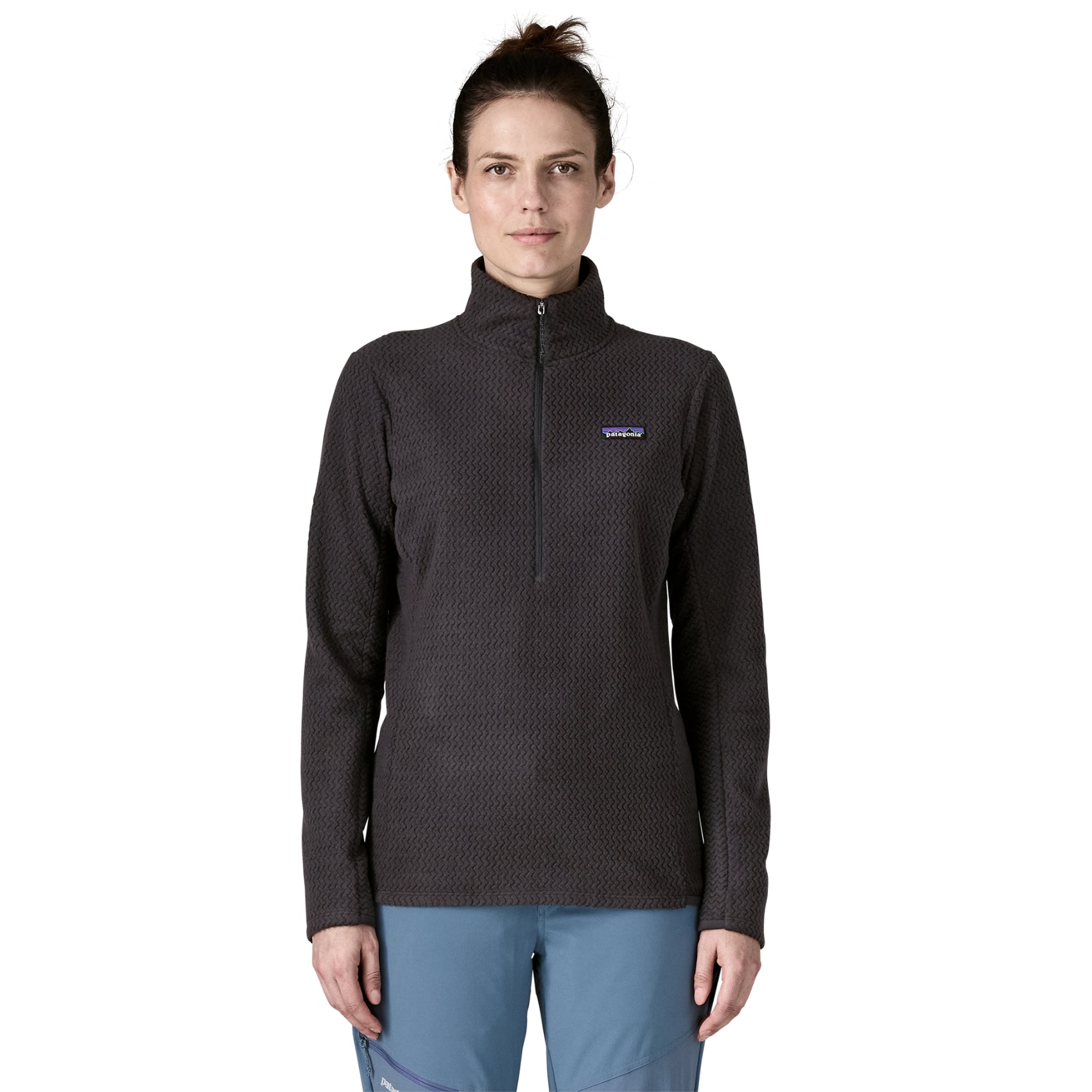 Womens Patagonia R1 Air Fleece Zip Neck