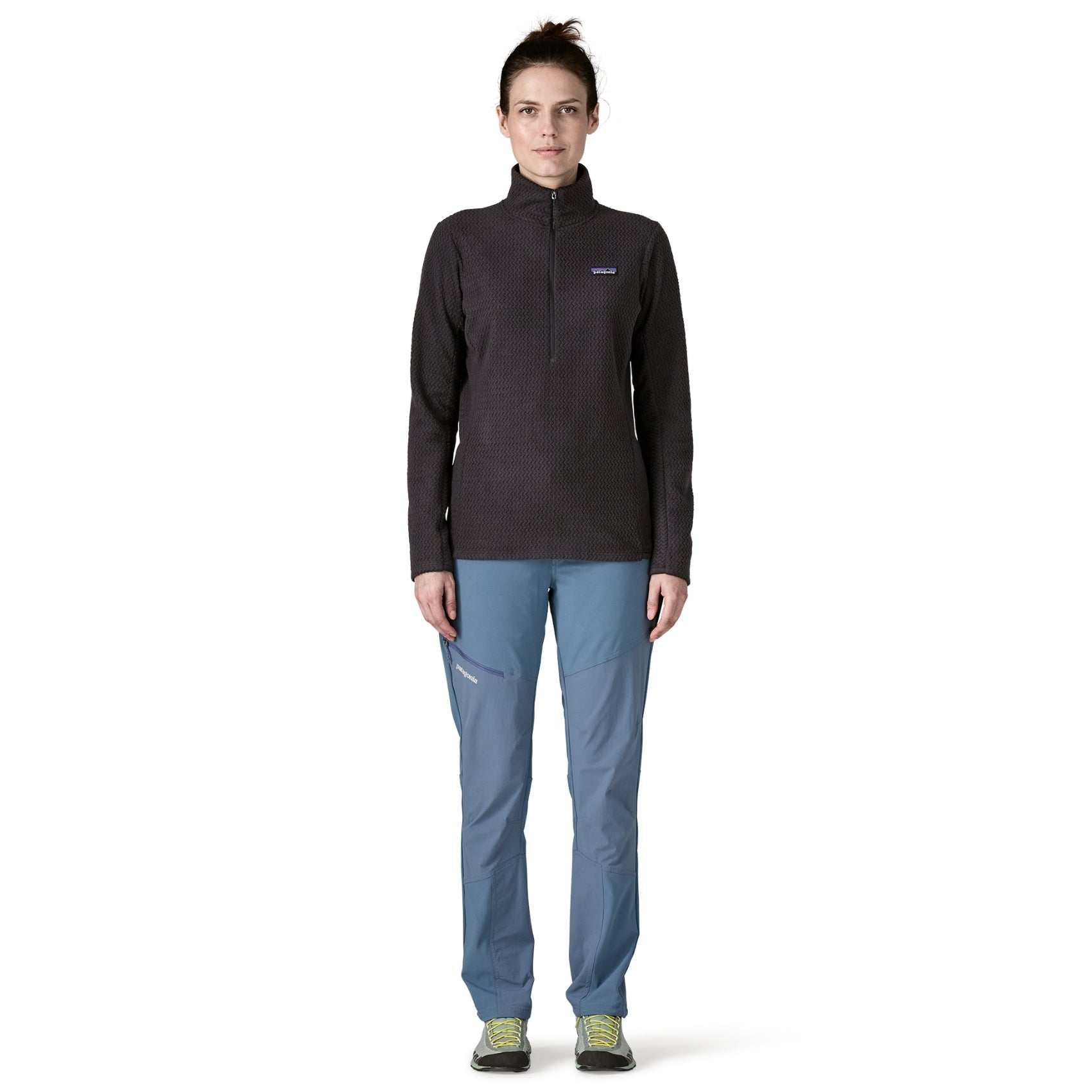Womens Patagonia R1 Air Fleece Zip Neck