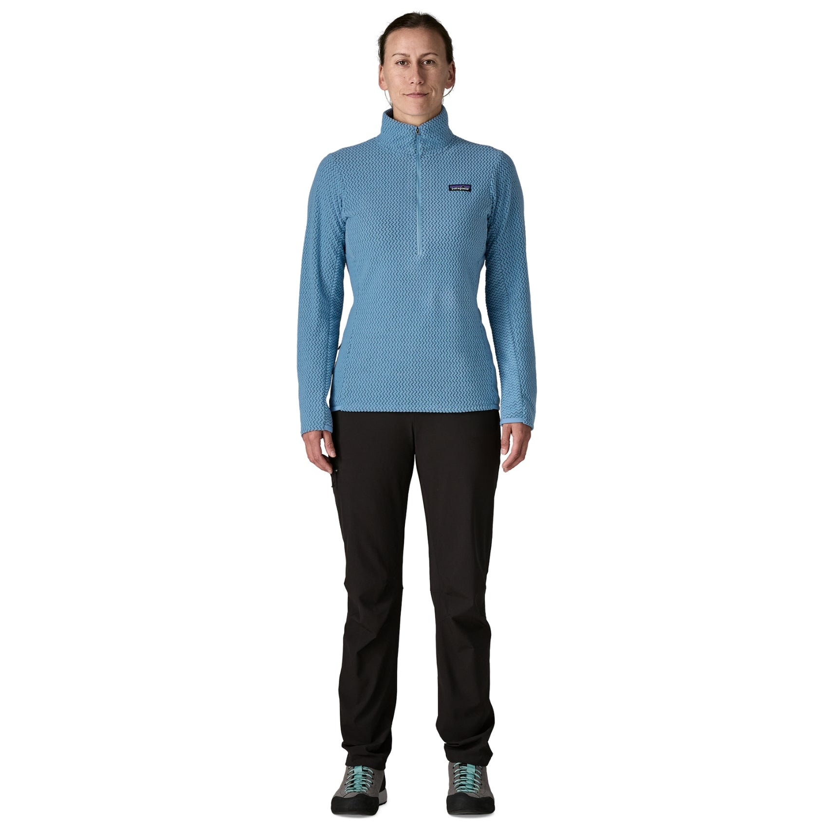 Womens Patagonia R1 Air Fleece Zip Neck